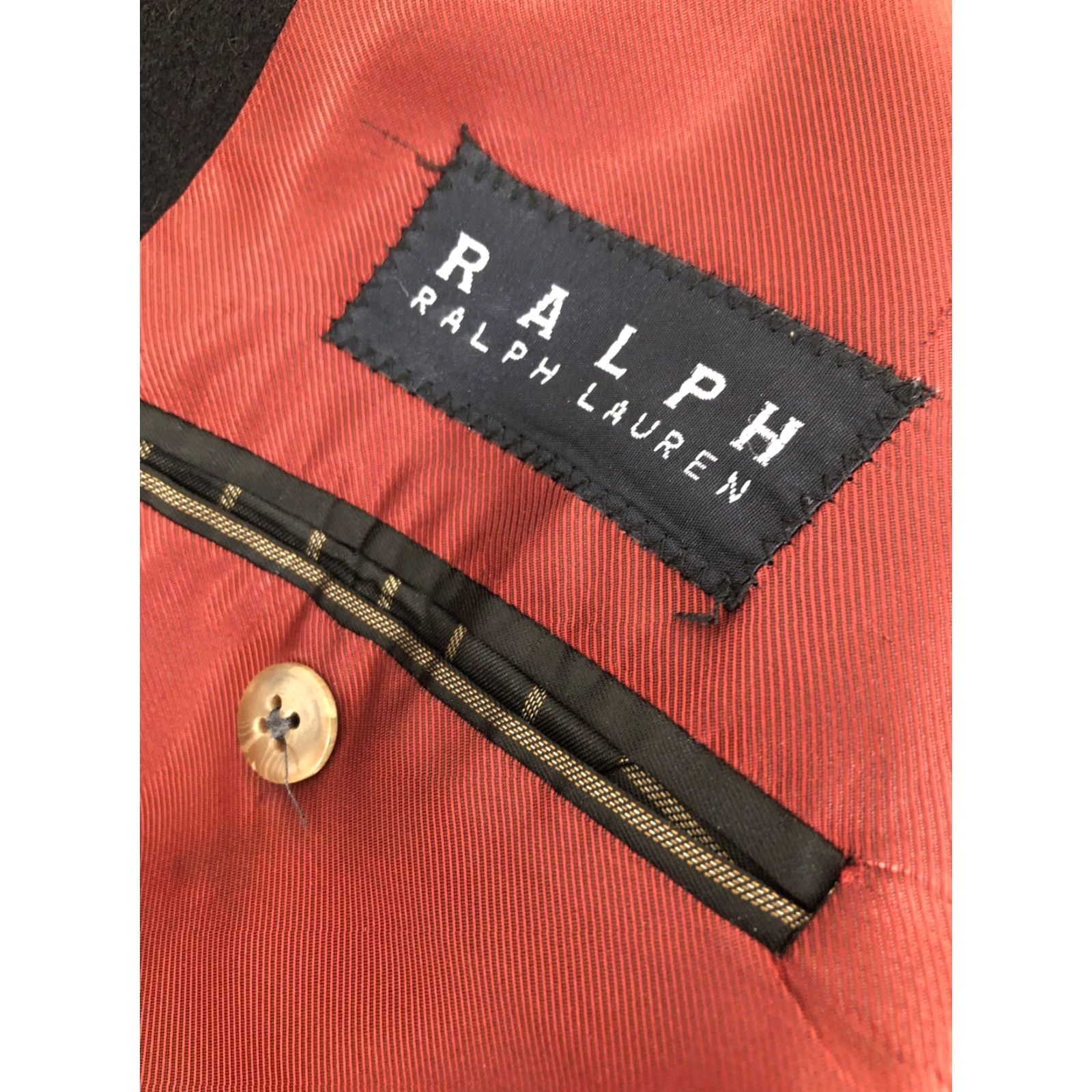 Ralph Lauren RALPH LAUREN Blazer Shirt Men 44R Camel Hair Black 100% LORO PIANA ITALY Vintage 90s Mens Blazer Size 44R - 5 Thumbnail