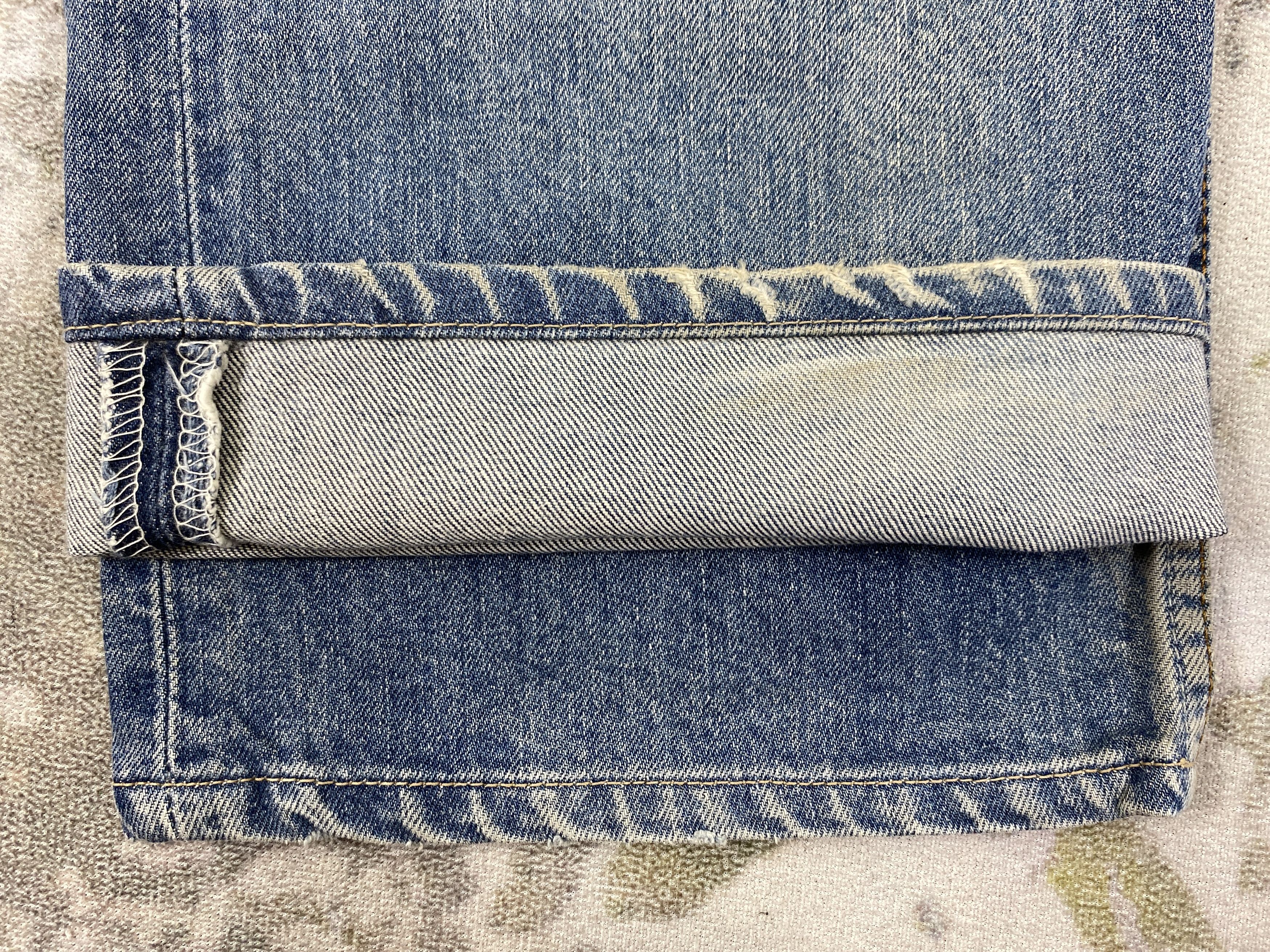 Levi's Distressed Blue Vintage Levi's 511 35x27 Denim -SJ141 Size US 35 - 11 Thumbnail