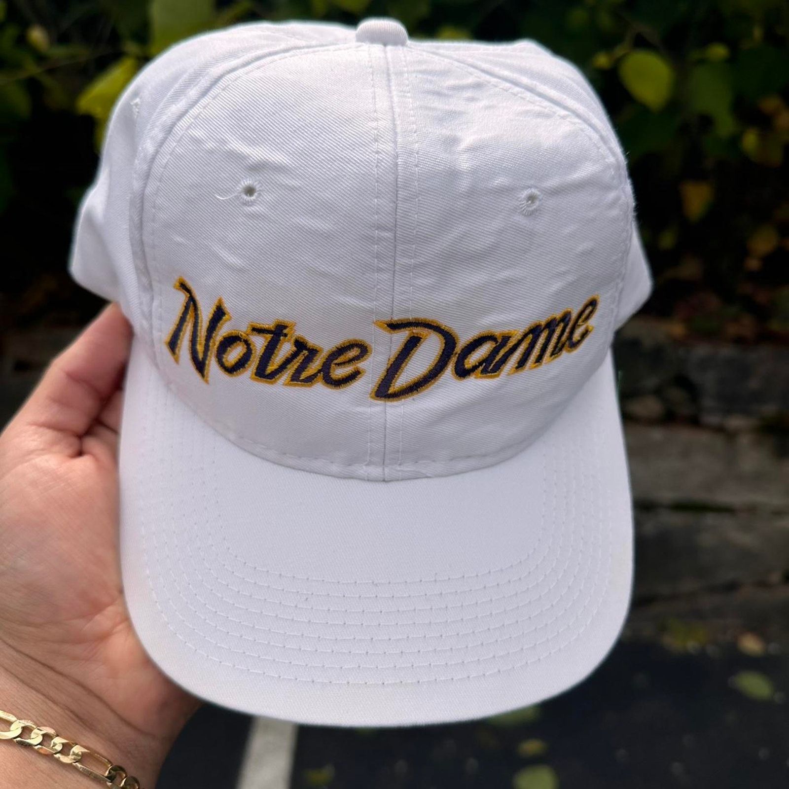 Logo Athletic Vintage Notre Dame Sport Specialties Script SnapBack Hat Size ONE SIZE - 2 Thumbnail