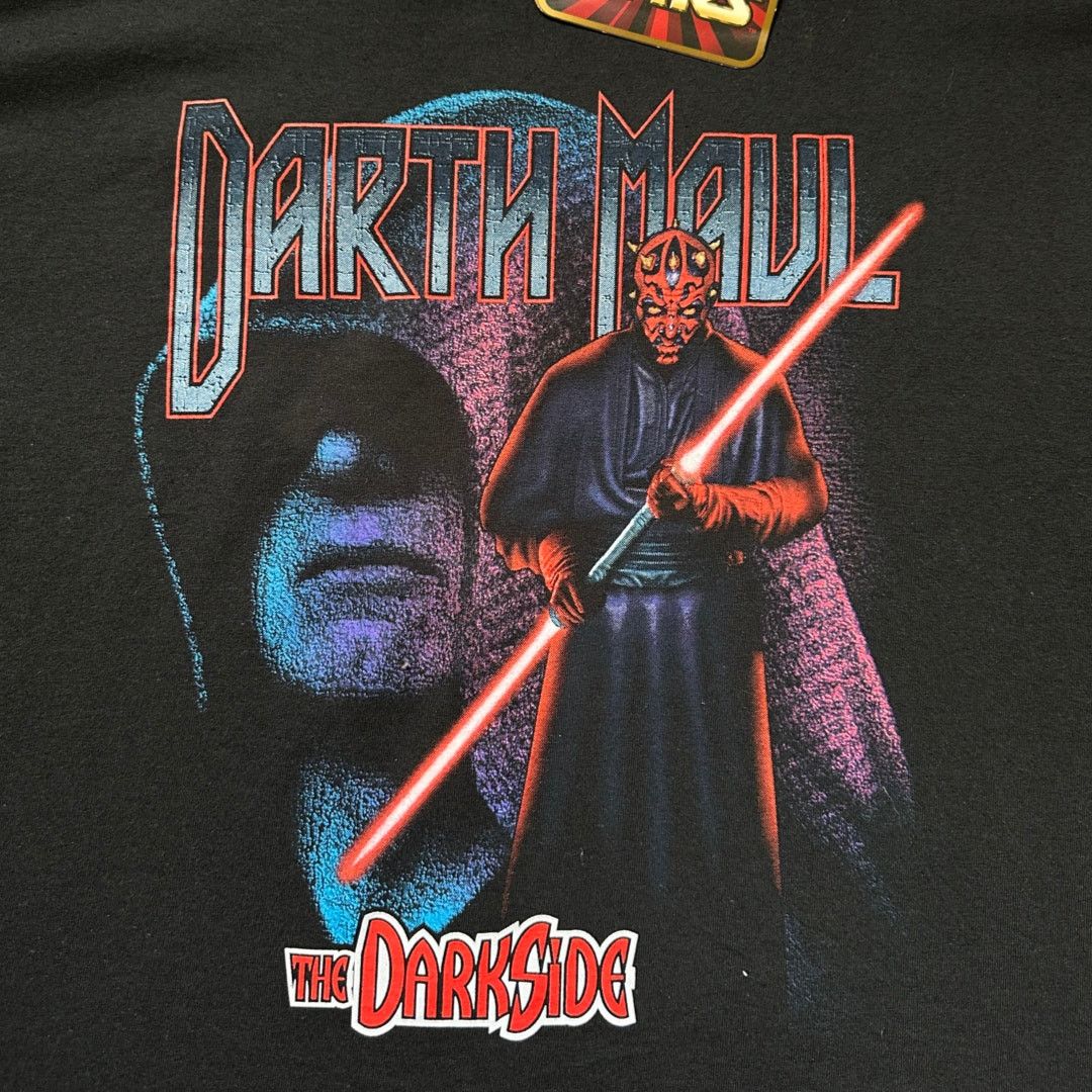 CSA CSA Star Wars Y2K/90s Vintage Darth Maul NWT Black SS Tee L Size US L / EU 52-54 / 3 - 3 Thumbnail