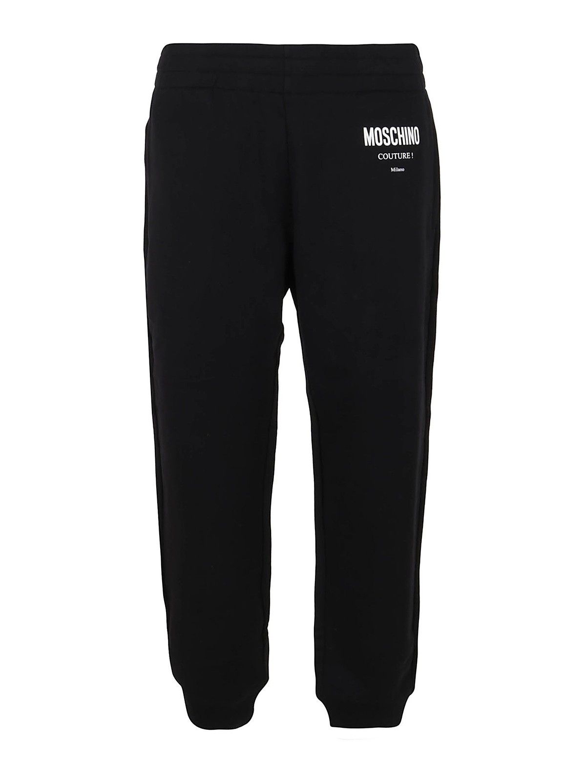 Moschino o1y0225 Logo Jogger & Sweatpant in Black Size US 30 / EU 46 - 1 Thumbnail