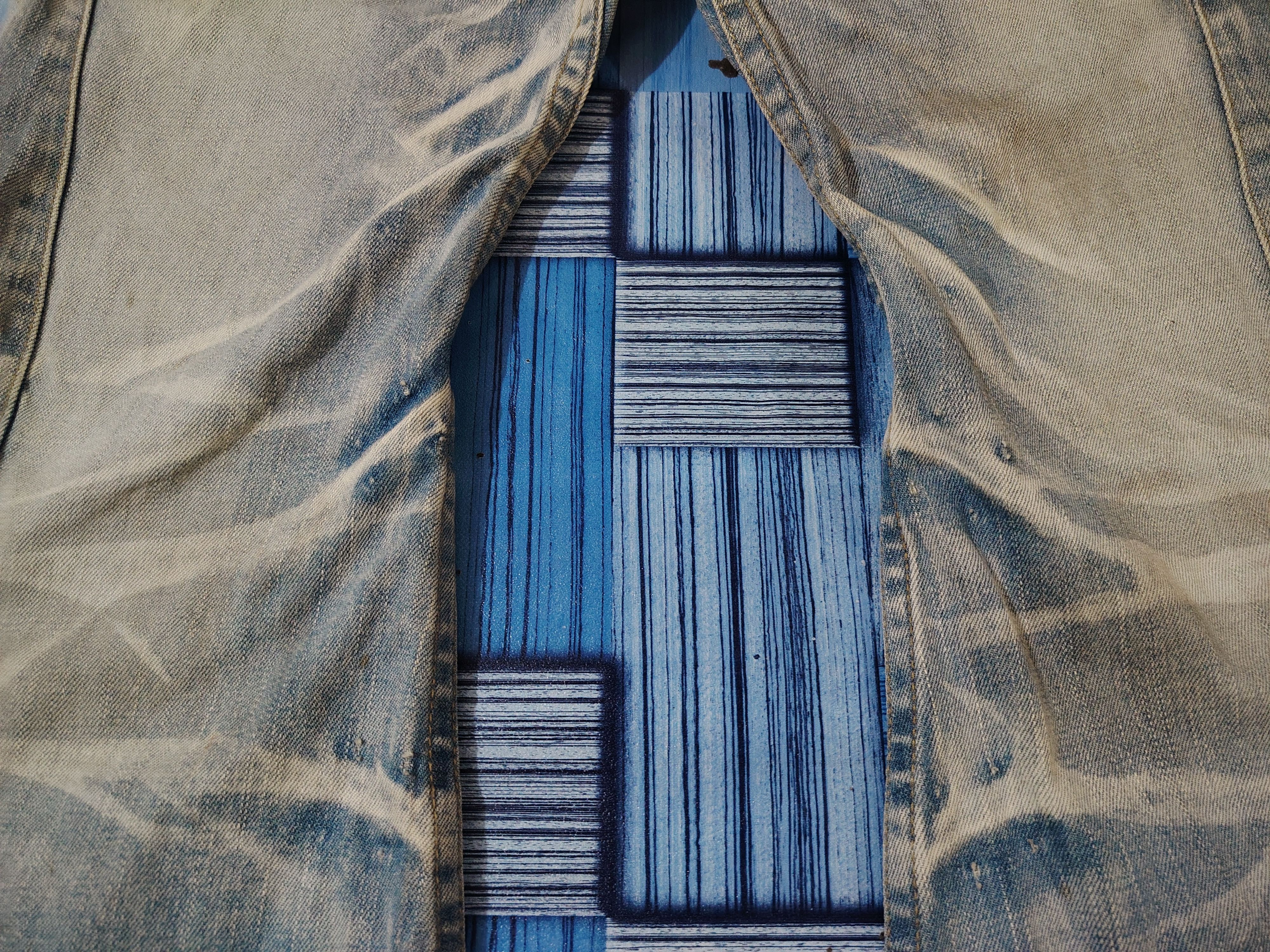 Japanese Brand Rattle Trap Japanese Distressed Denim Flared Jeans Size US 31 - 10 Thumbnail