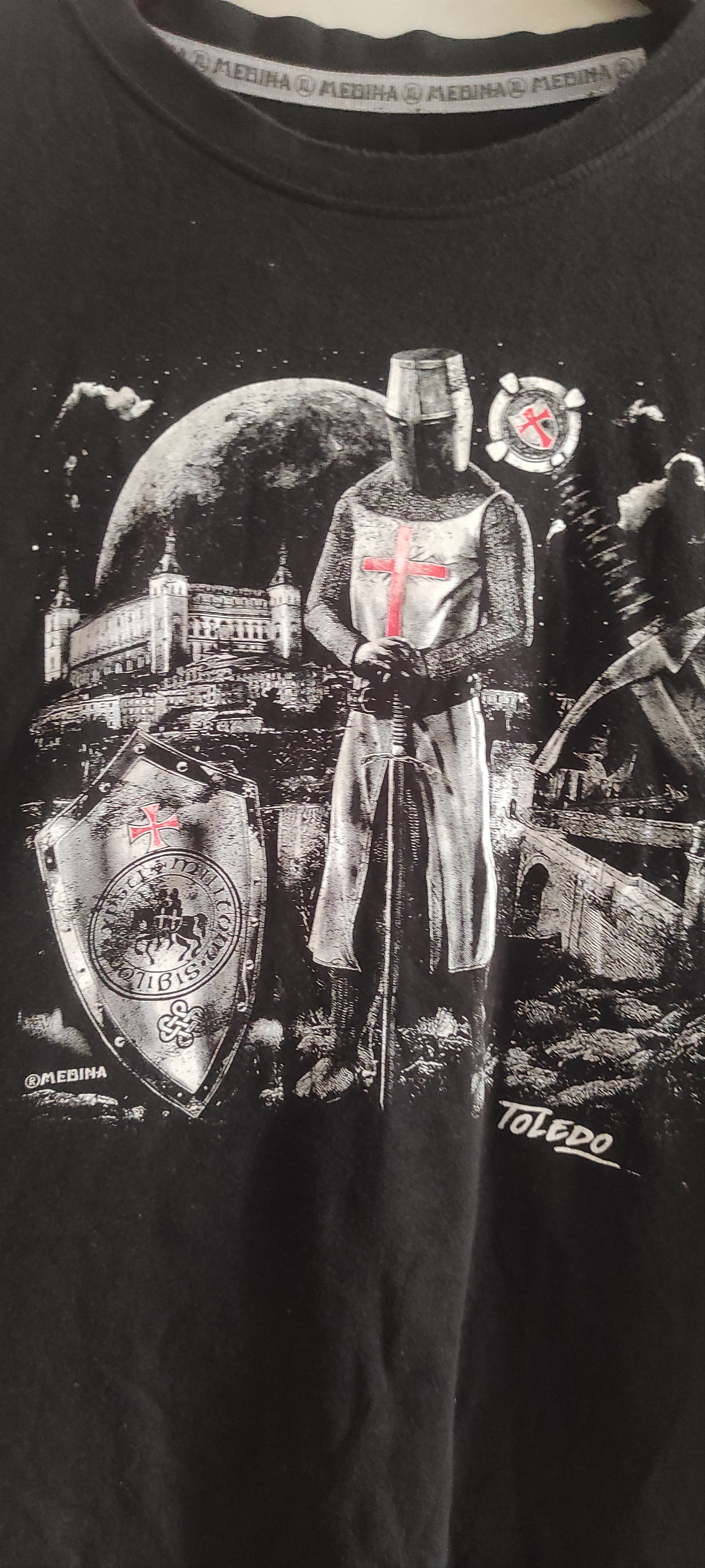 Other Medina Knights Templar Print Graphic Toledo t shirt Size US L / EU 52-54 / 3 - 2 Thumbnail