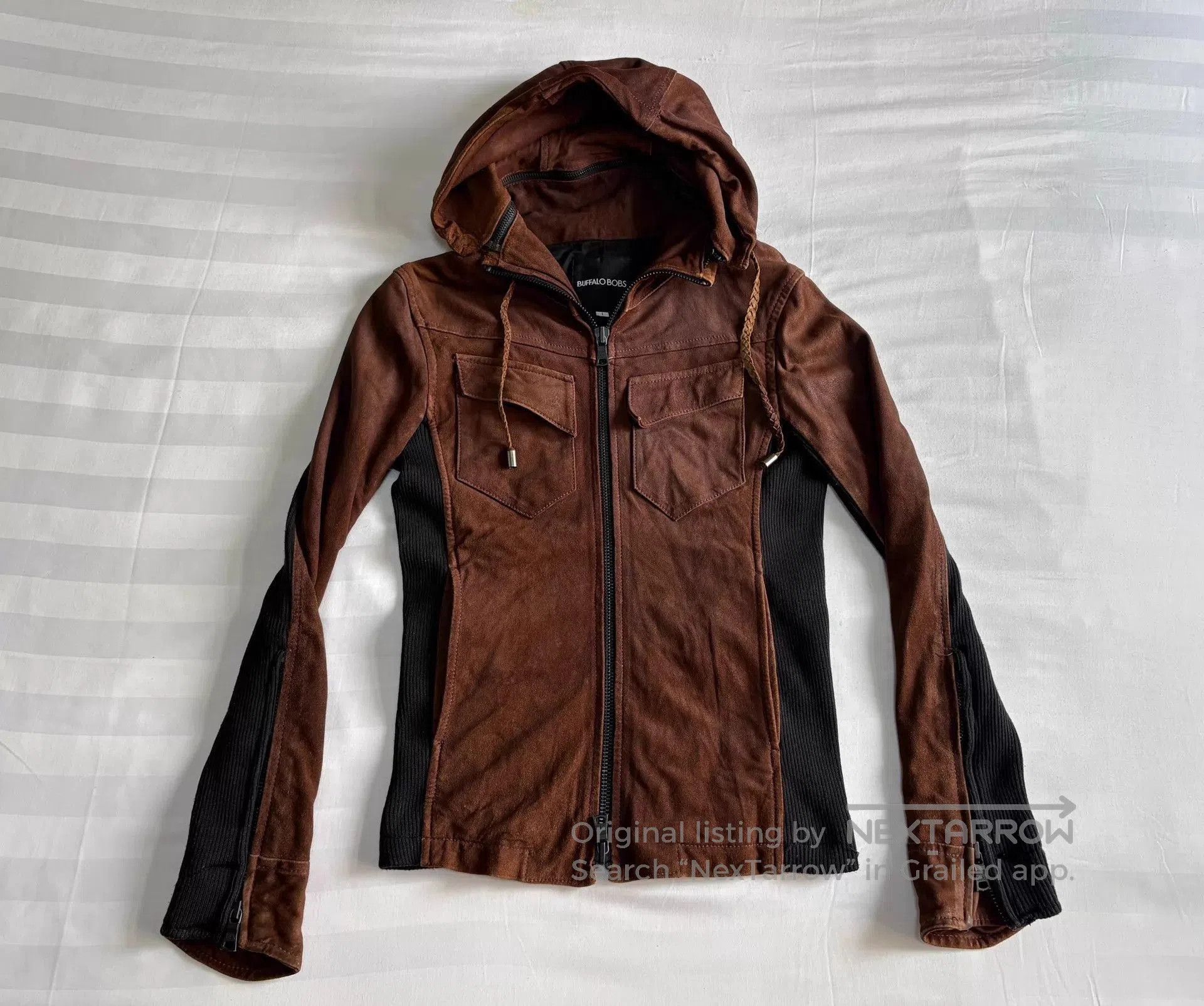 BUFFALO BOBS × Japanese Brand Buffalo bob gas mask leather jacket