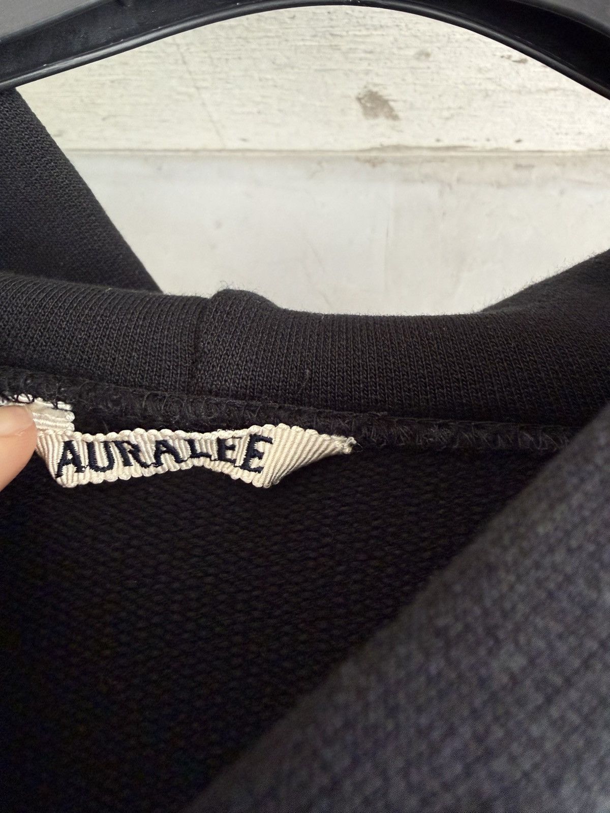Auralee AURALEE SUPER SOFT SWEAT BIG P/O PARKA BLACK Size US M / EU 48-50 / 2 - 7 Thumbnail