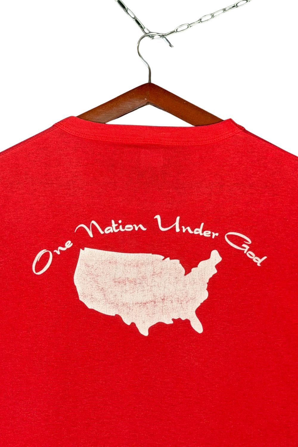 Russell Athletic 90s Russell Athletic “One Nation Under God” USA Church Tee Size US L / EU 52-54 / 3 - 13 Thumbnail
