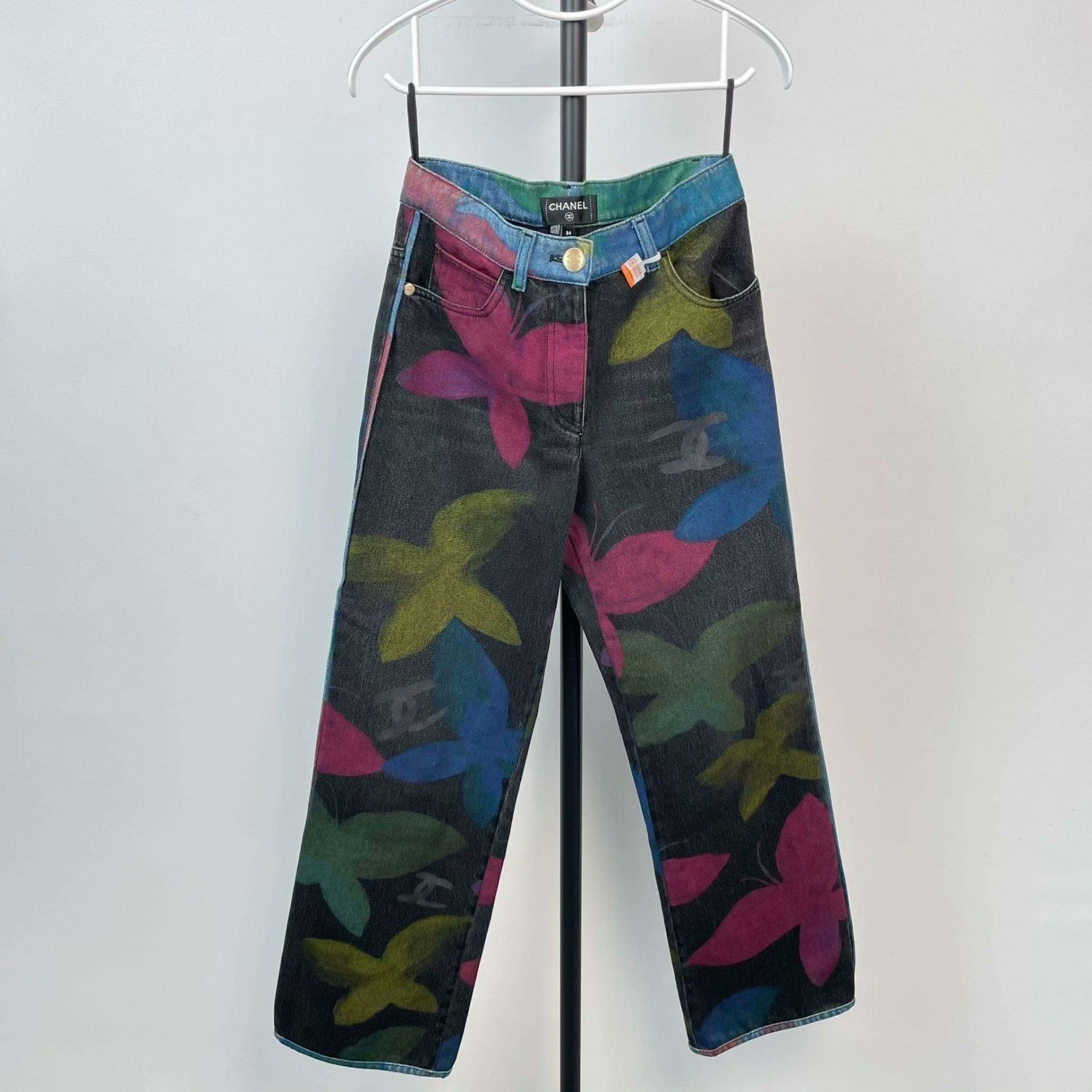Chanel Chanel Denim Multi Pants 34 Women Size 34" / US 12 / IT 48 - 1 Thumbnail