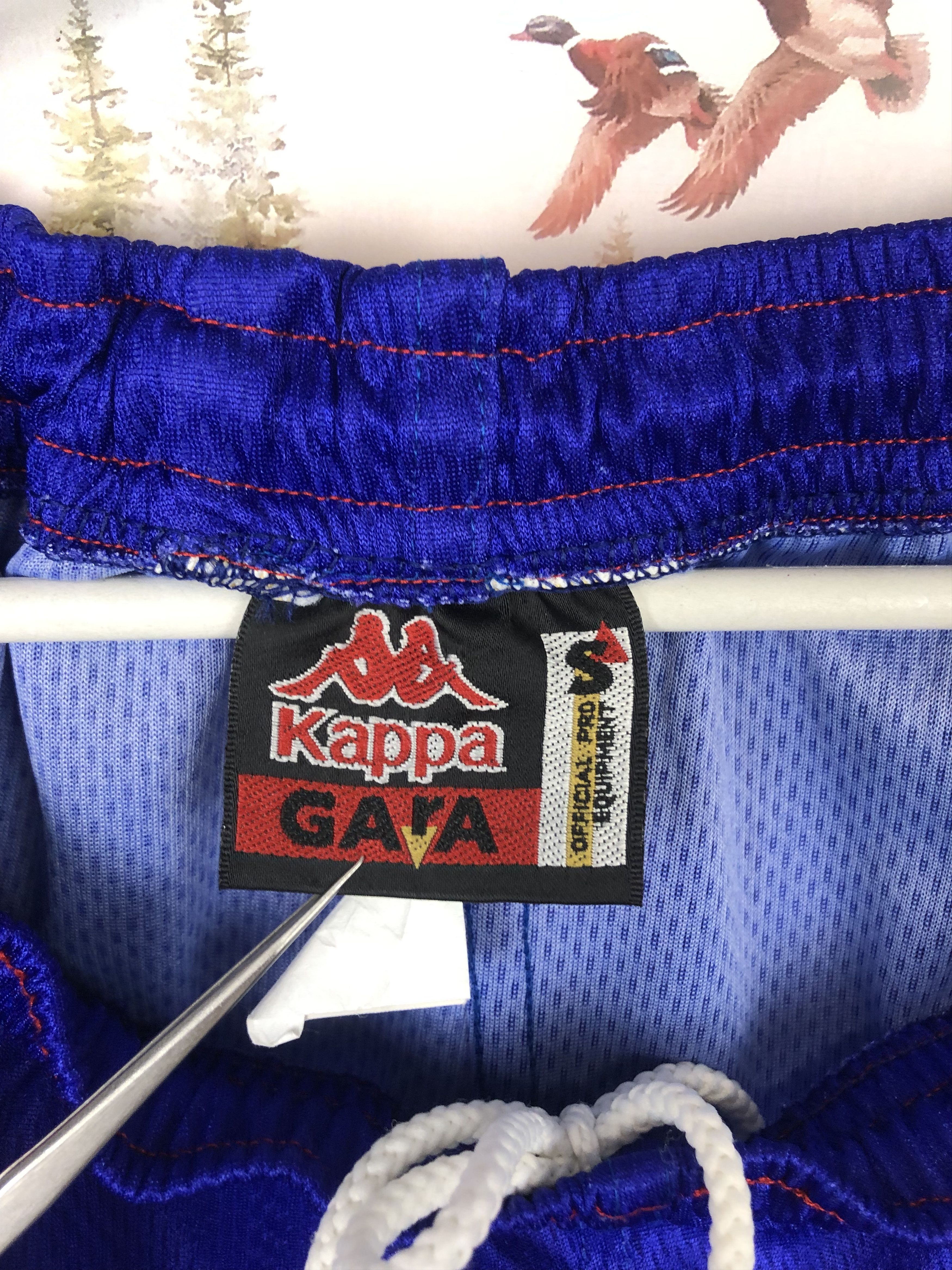 Kappa Vintage Kappa FC Barcelona Football Shorts Soccer Blue S/M Size US 32 / EU 48 - 7 Thumbnail