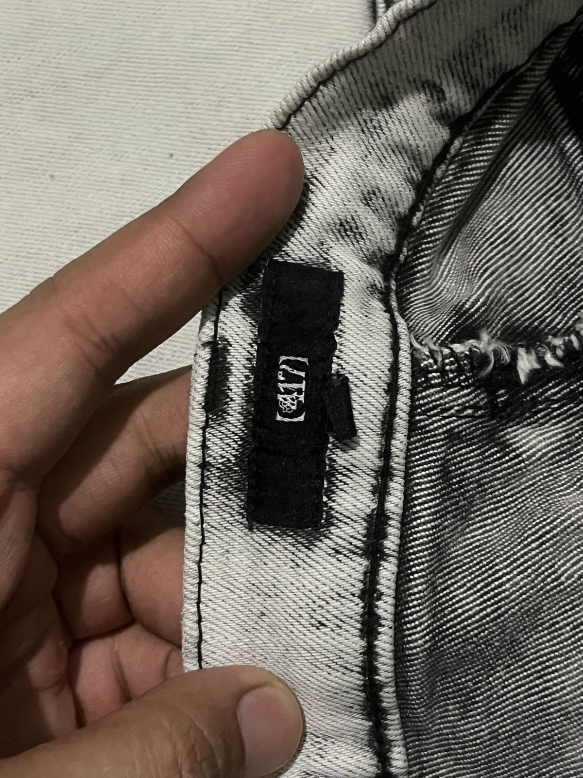 Other Japanese Brand New Flow Distressed Painted Flare Jeans Size US 30 / EU 46 - 14 Thumbnail