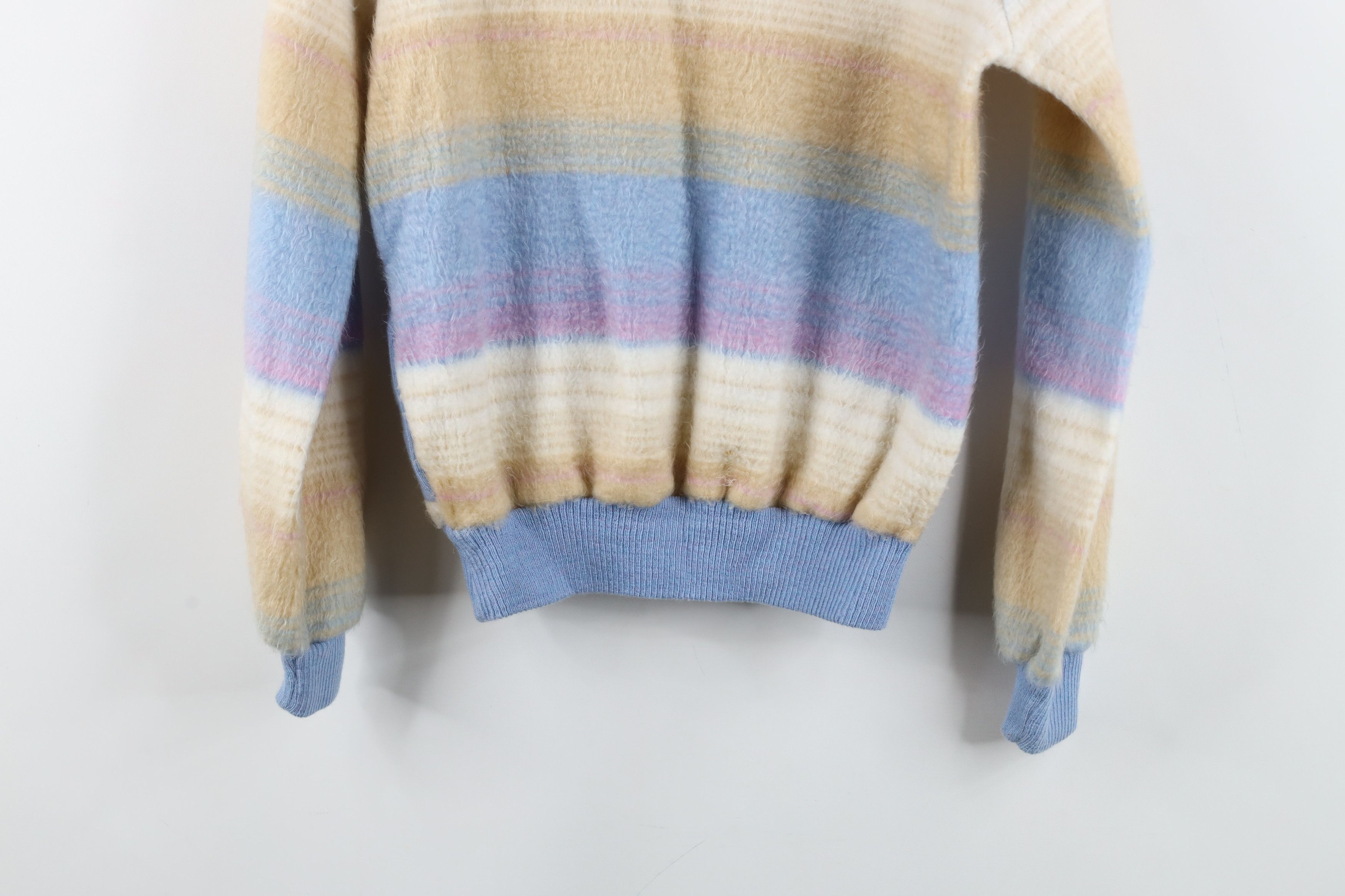 Vintage Vintage 70s Mid Century Modern MCM Shag Pastel Sweater USA Size M / US 6-8 / IT 42-44 - 12 Thumbnail