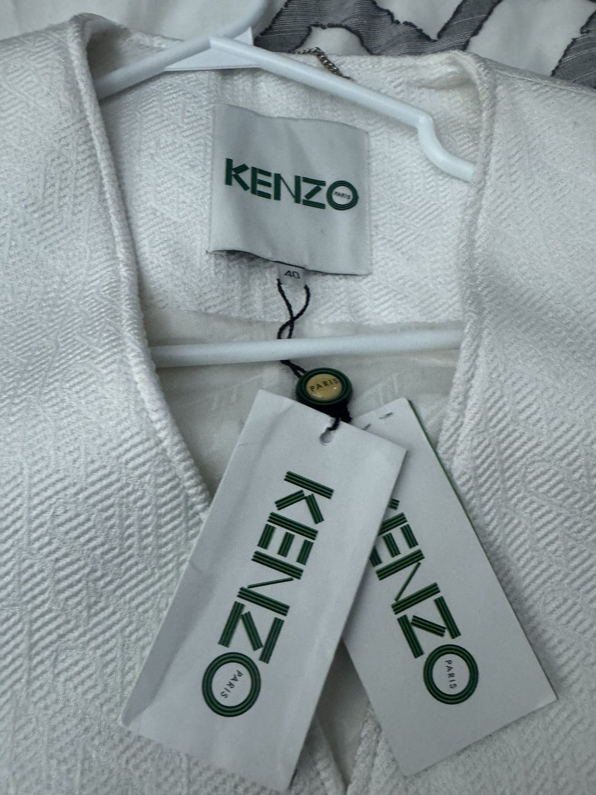 Kenzo Kenzo 3/4 blazer Size L / US 10 / IT 46 - 3 Thumbnail