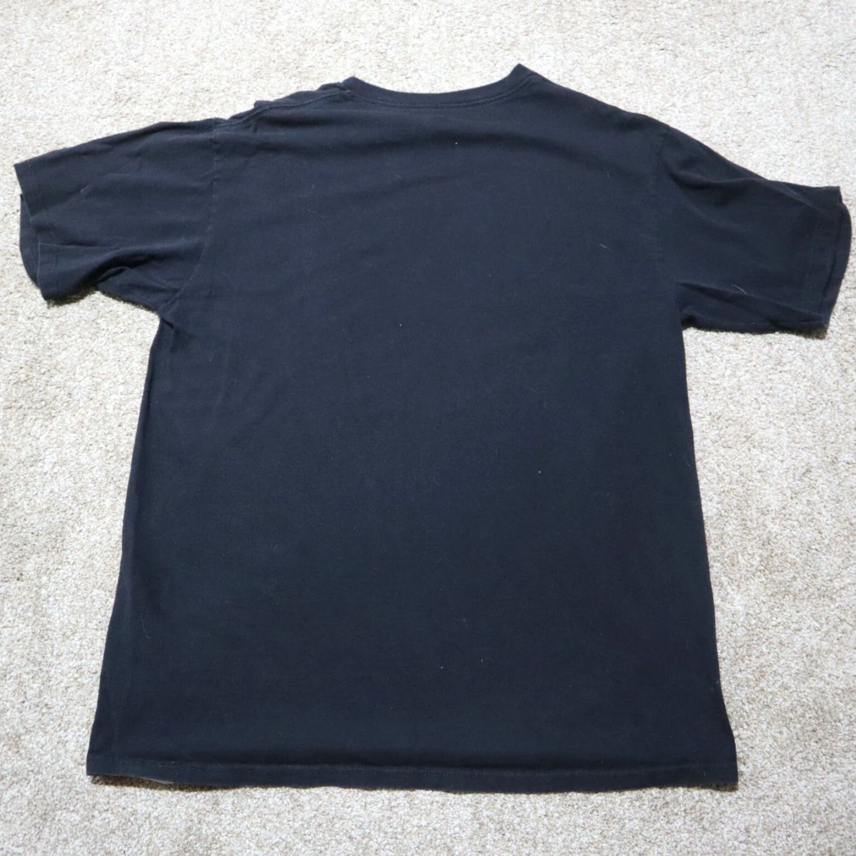 Vintage VINTAGE Atlanta Braves USA Land Of The Free Home of the Brave Men Shirt Adult Large Black Majestic Graphic Tee 90s Mens Size US L / EU 52-54 / 3 - 7 Thumbnail