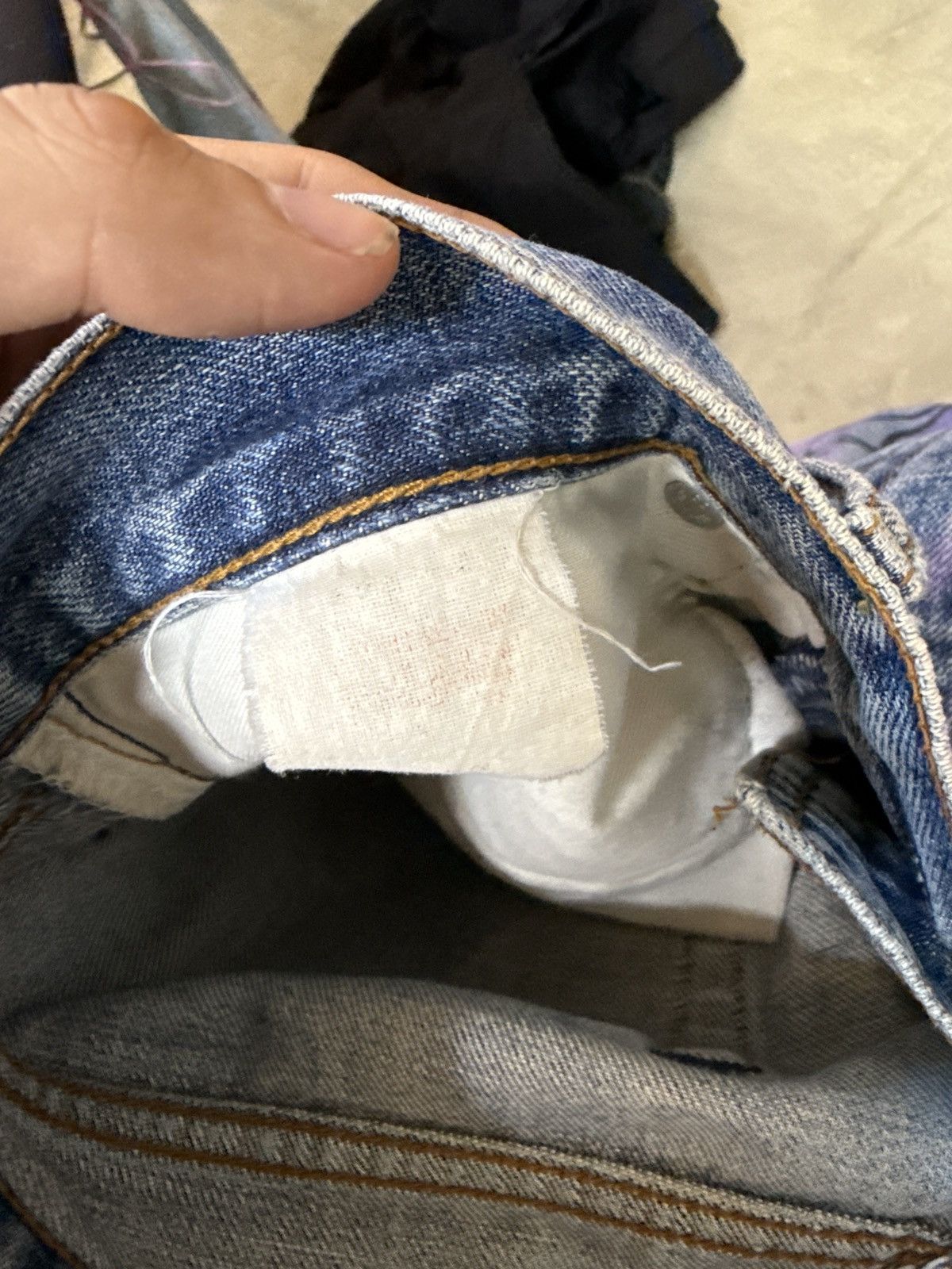 Skoloct skoloct hand painted levis Size US 32 / EU 48 - 6 Thumbnail
