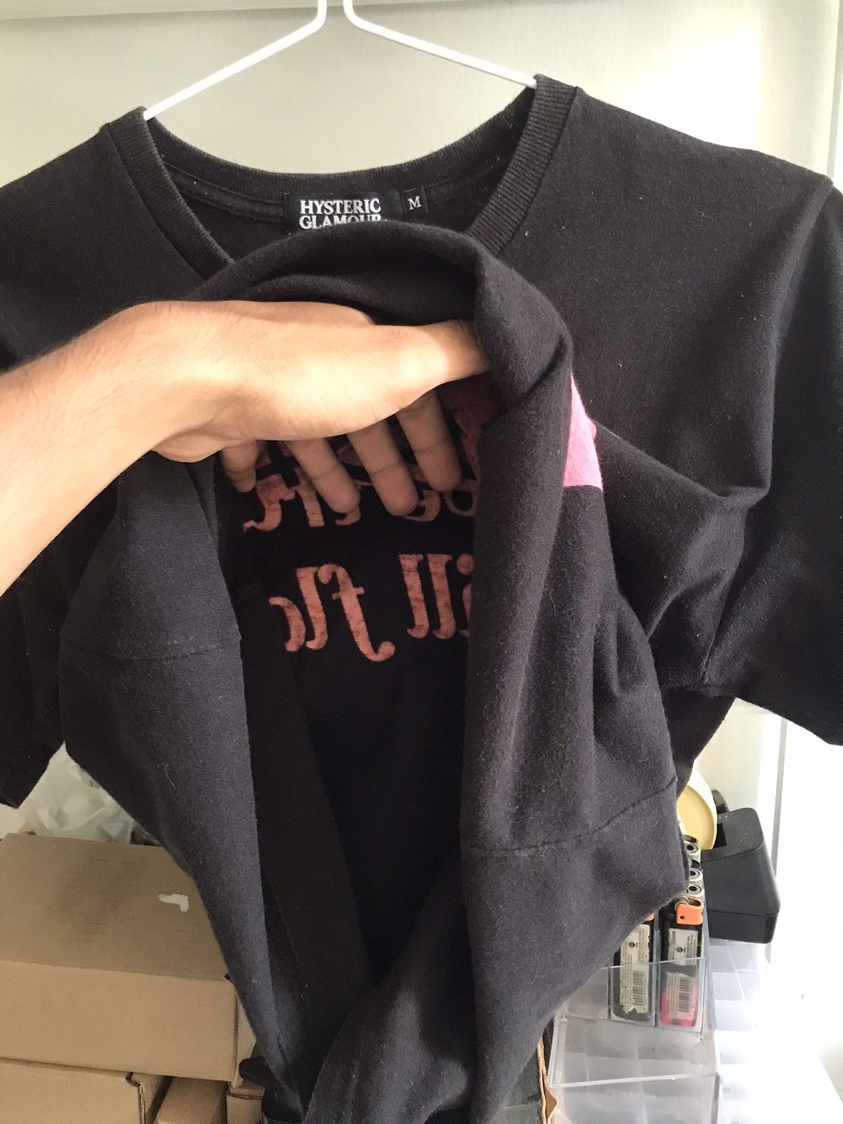 Hysteric Glamour 🔥BEST OFFER ‼️VINTAGE Hysteric Glamour Have Trash Will Flash Size US M / EU 48-50 / 2 - 14 Thumbnail