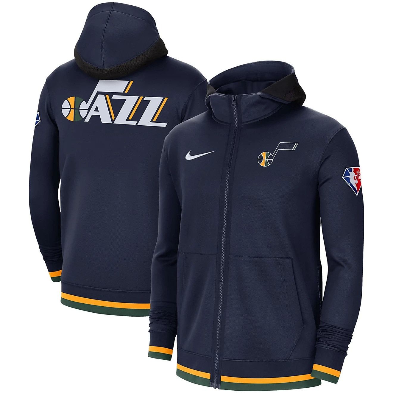 Nike Nike Utah Jazz 75th Anniversary Showtime NBA Full-Zip Jacket Size US M / EU 48-50 / 2 - 3 Thumbnail