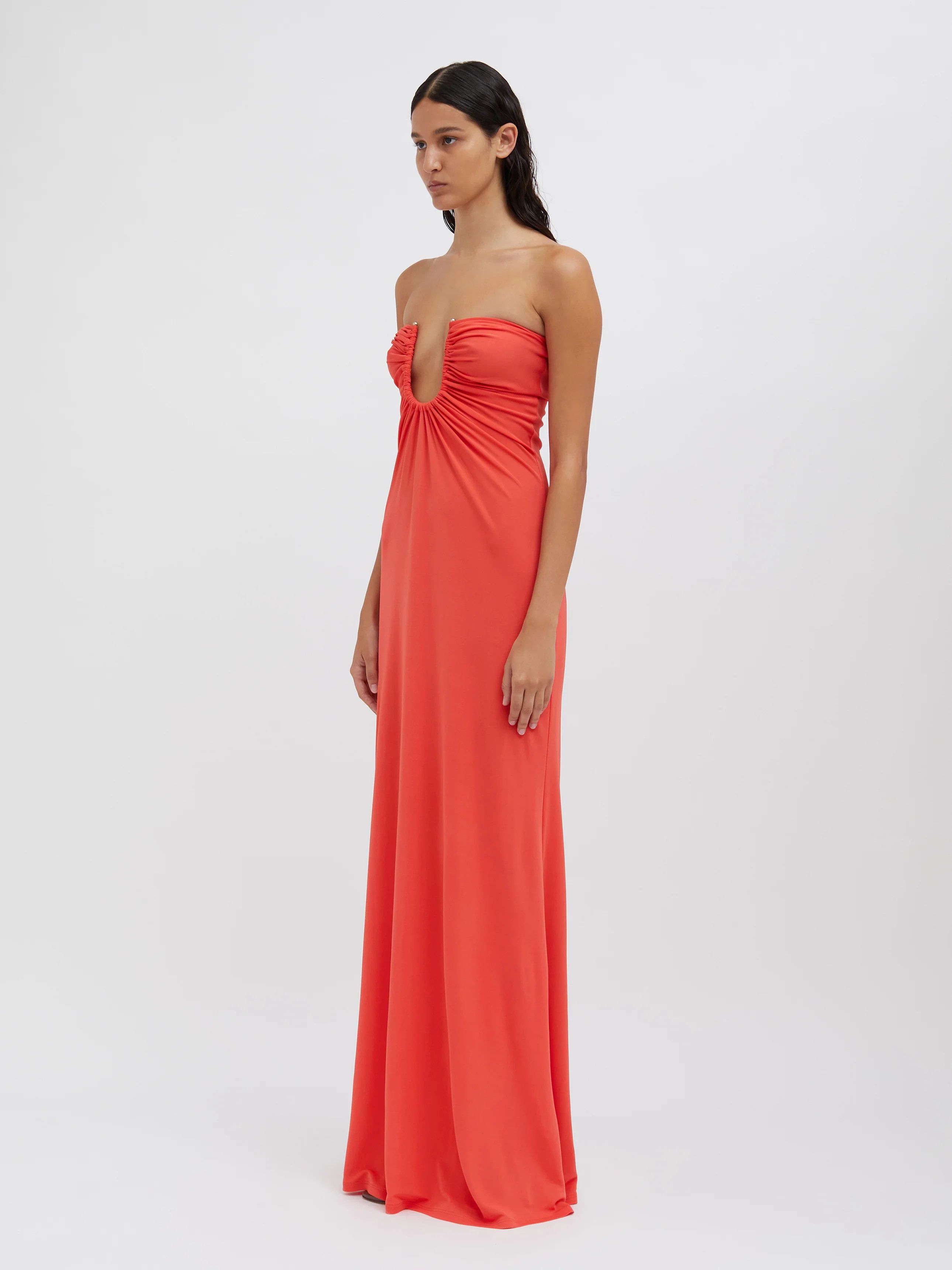 Christopher Esber Arced Palm Strapless Dress Size M / US 6-8 / IT 42-44 - 2 Thumbnail
