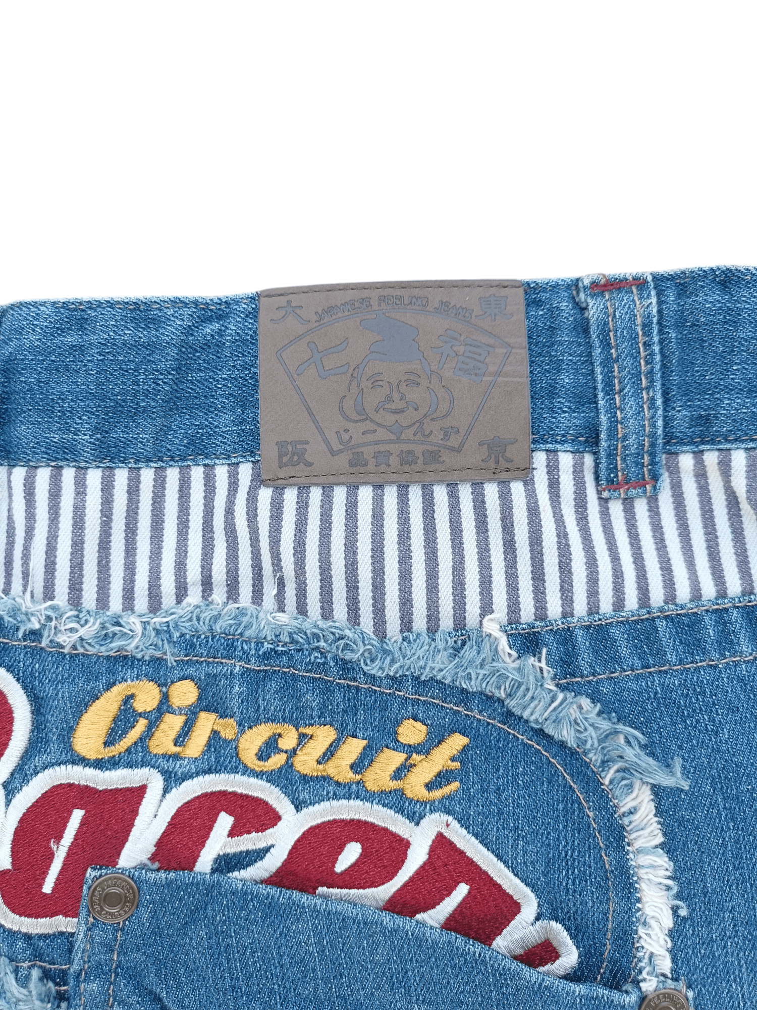 Japanese Brand JAPANESE FEELING JEANS CAR RACING CIRCUIT JEANS Size US 30 / EU 46 - 18 Thumbnail