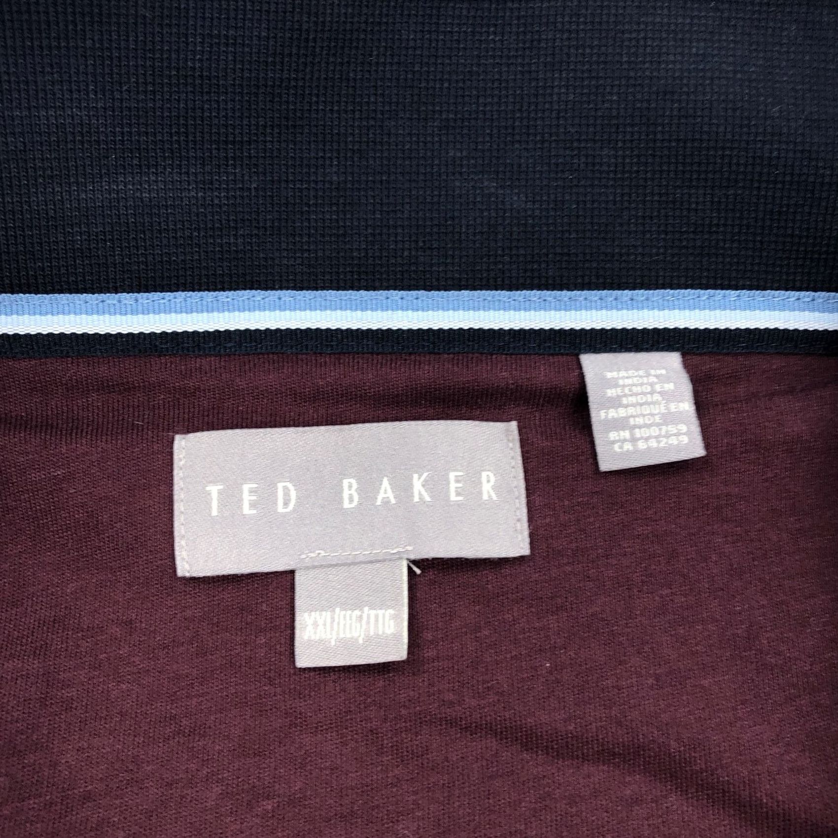 Ted Baker Ted Baker Men's XXL Red Quarter Zip Pullover Sweater Textured Knit 2XL NEW Size US XXL / EU 58 / 5 - 5 Thumbnail