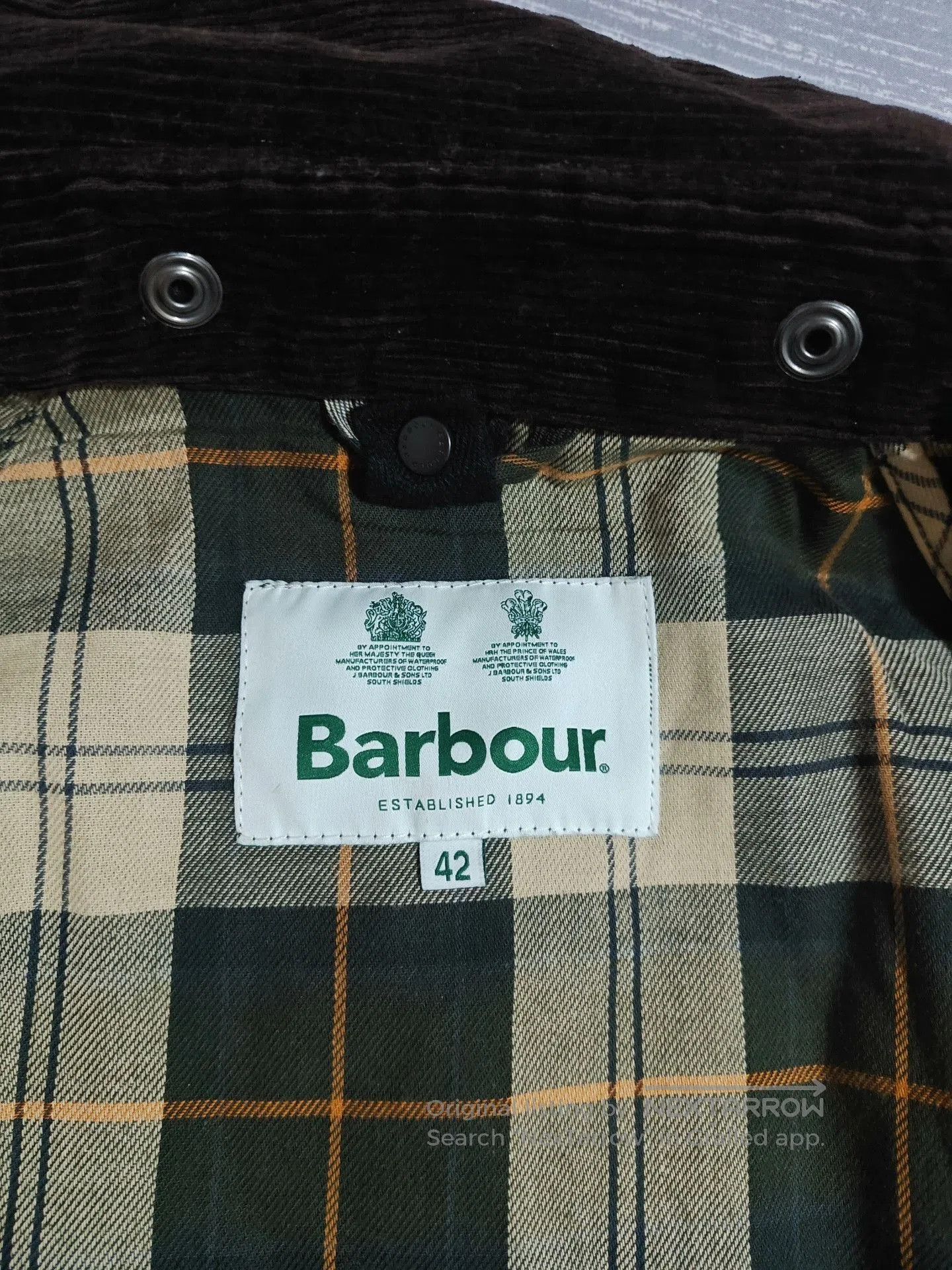 Barbour Barbour Bedale SL Slim Waxed Jacket. Size US XS / EU 42 / 0 - 6 Thumbnail