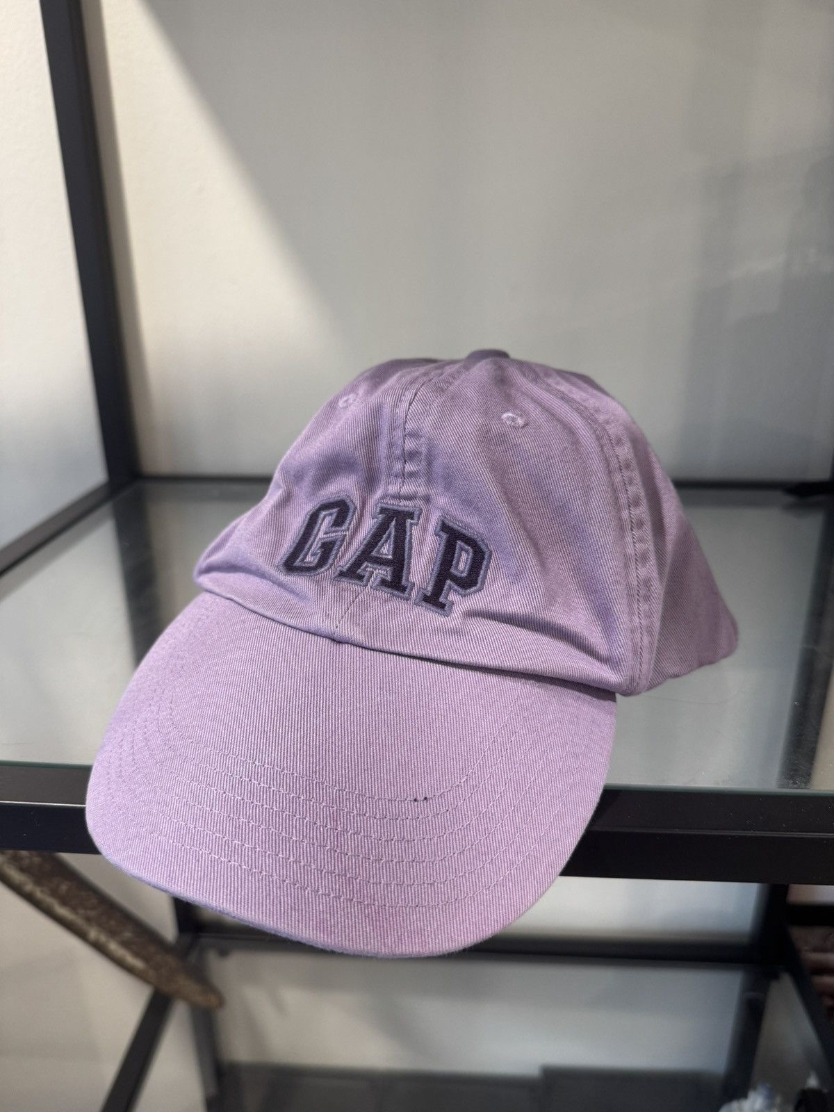 Gap GAP Purple Pink Baby Hat Vintage Classic Logo Size ONE SIZE - 1 Thumbnail