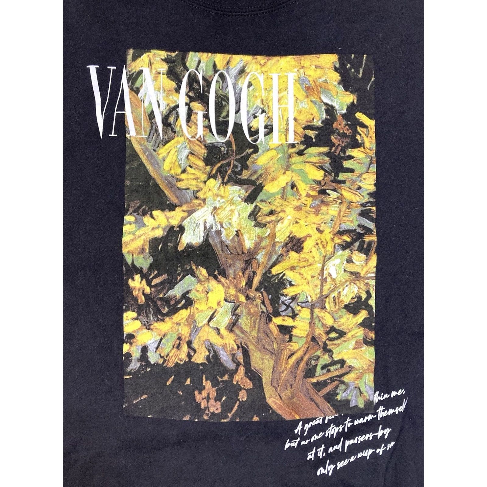 Vintage Pierce Archive Van Hogh Art Sweatshirt Women XL Black Crewneck Size XL / US 12-14 / IT 48-50 - 2 Thumbnail