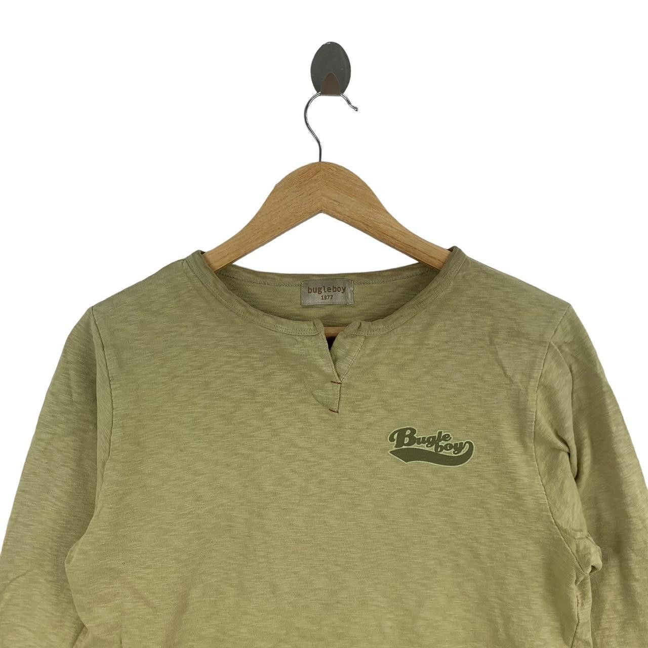Bugle Boy Vintage BUGLE BOY SKATEBOARD Plain Henley Tee Shirt Top Size US M / EU 48-50 / 2 - 2 Thumbnail