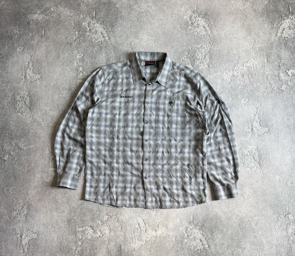 Mammut Mammut L Chekered shirt button up long sleeve outdoor Size US L / EU 52-54 / 3 - 7 Thumbnail