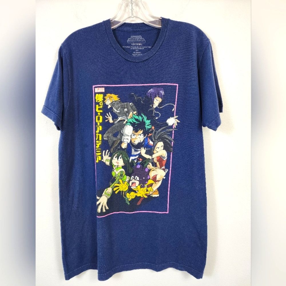 Other Funination My Hero Academia Blue Graphic T-Shirt with Anime Size US M / EU 48-50 / 2 - 1 Thumbnail