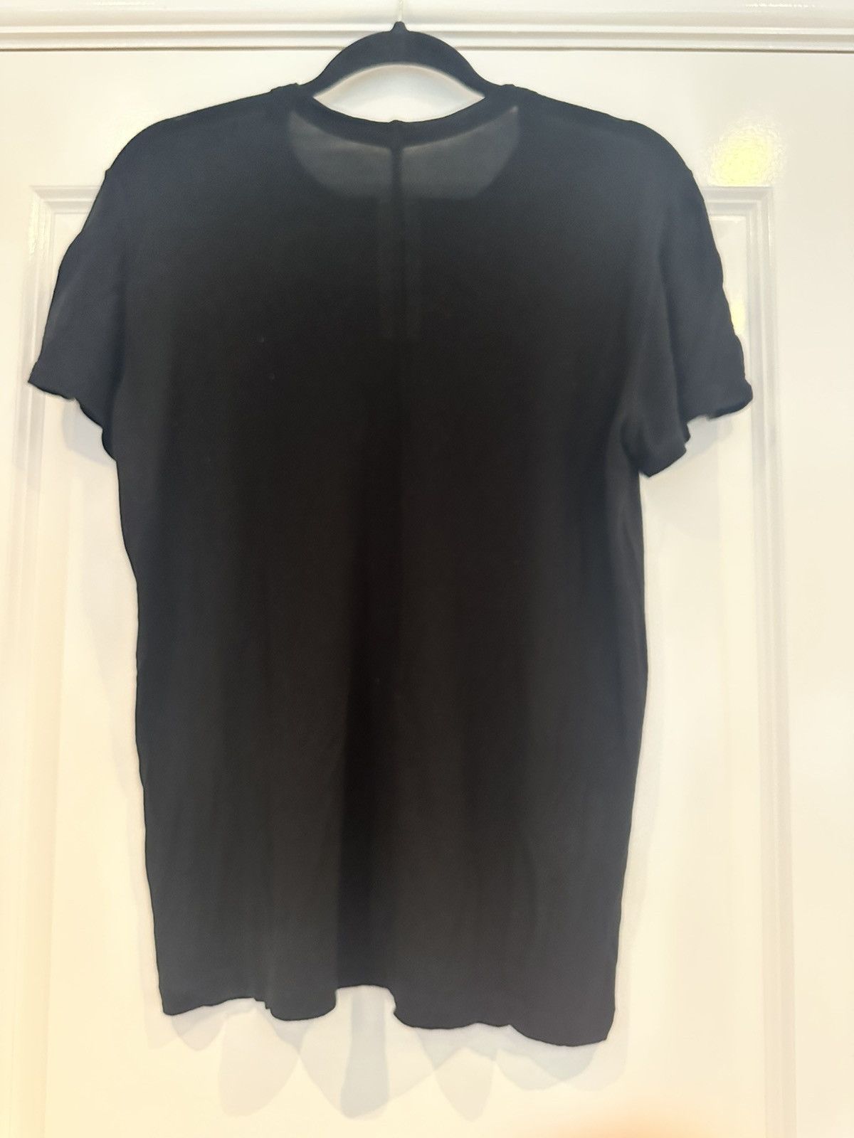 Rick Owens Rick Owen's Silk Black T shirt Size US S / EU 44-46 / 1 - 2 Thumbnail