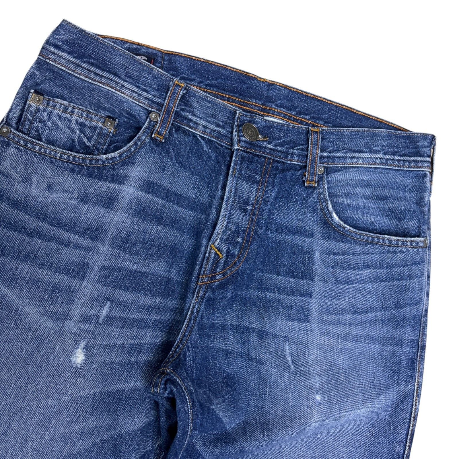 True Religion TRUE RELIGION Jeans GENO Relaxed Slim Denim Pants 32x34 Size US 32 / EU 48 - 7 Thumbnail