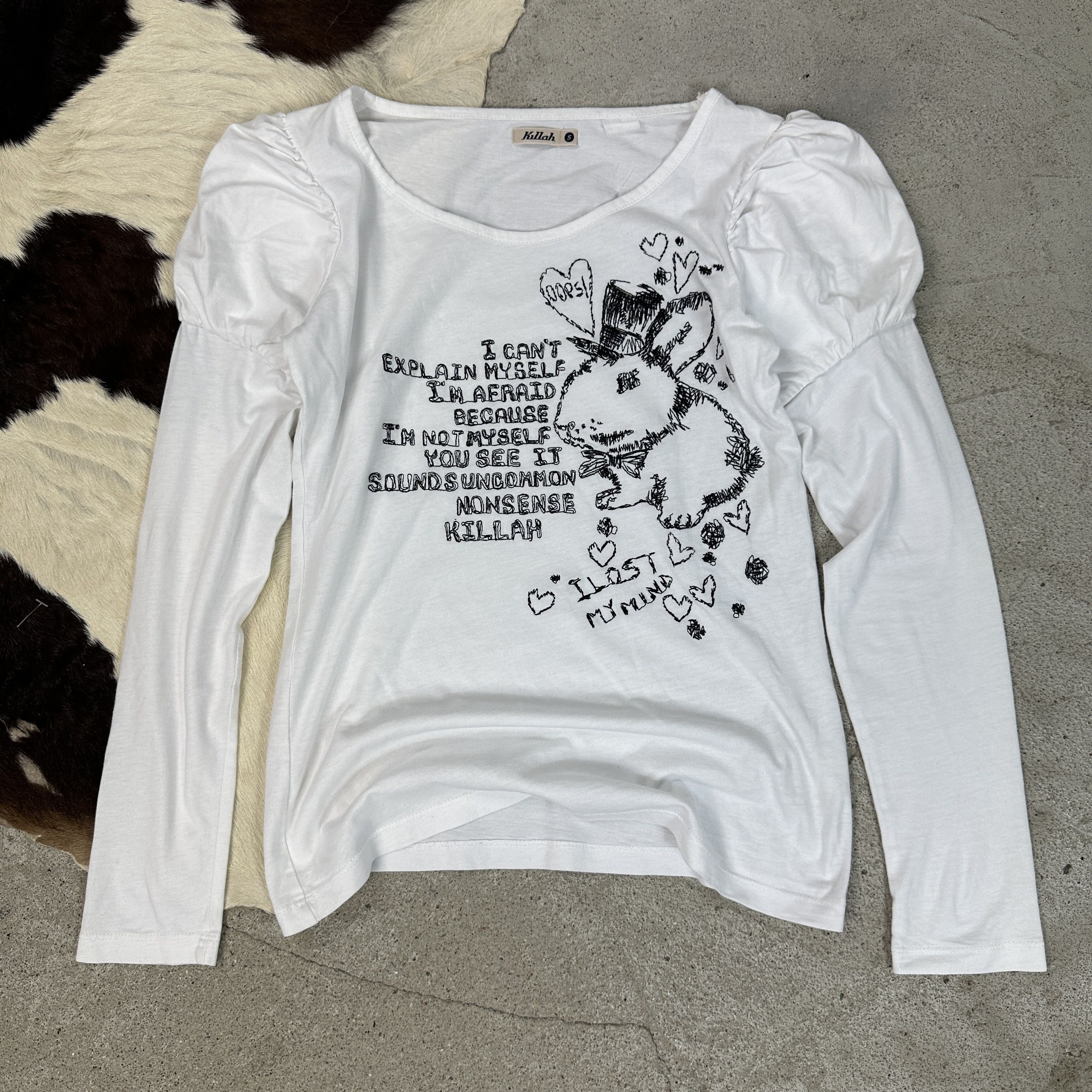 Miss Sixty × Vintage Vintage Killah by Miss Sixty Bunny I Lost My Mind 00s Size S / US 4 / IT 40 - 2 Thumbnail