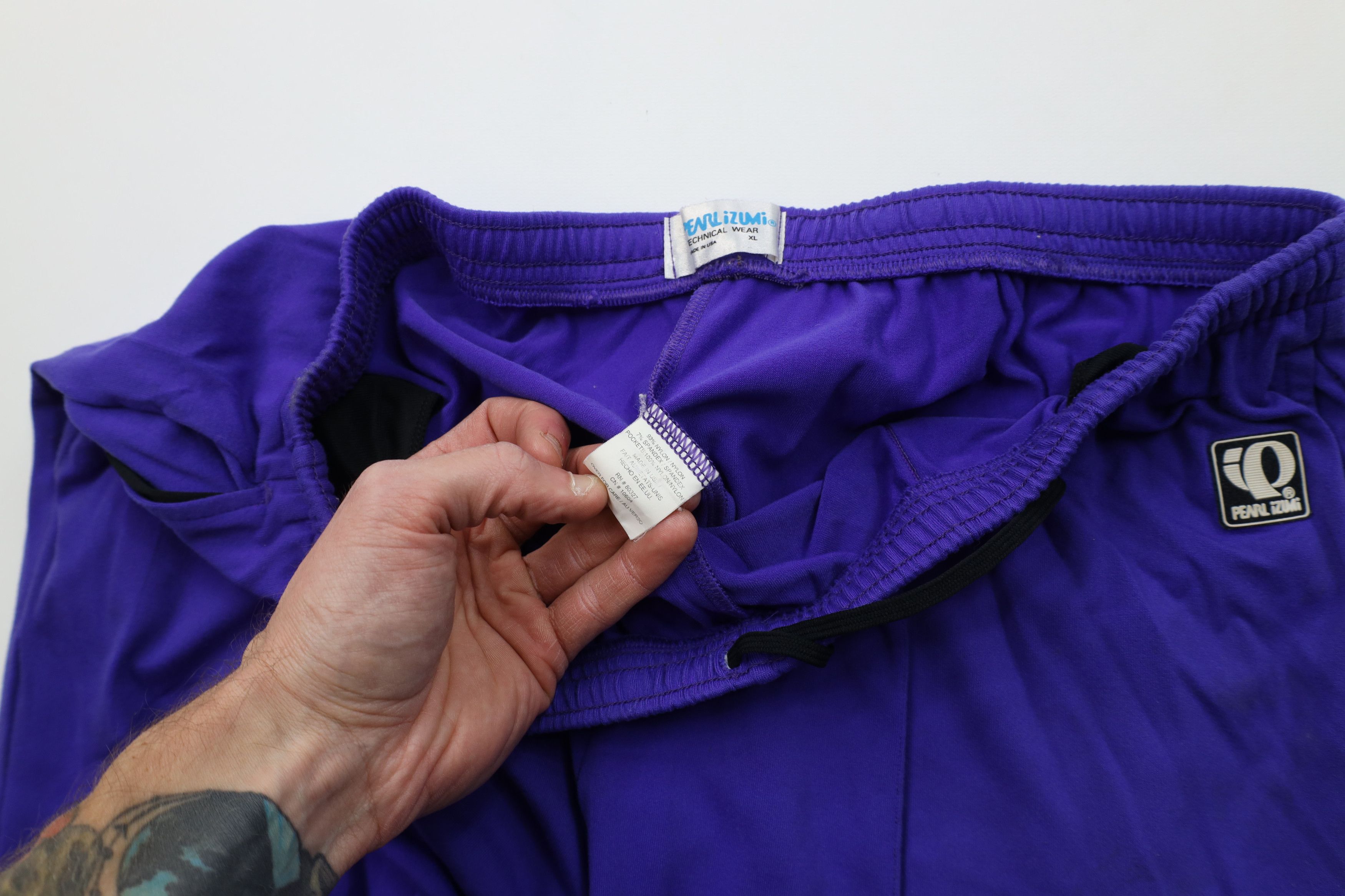 PEARL iZUMi Vintage 90s Pearl Izumi Jogging Sweatpants Purple USA Size 32" / US 10 / IT 46 - 10 Thumbnail
