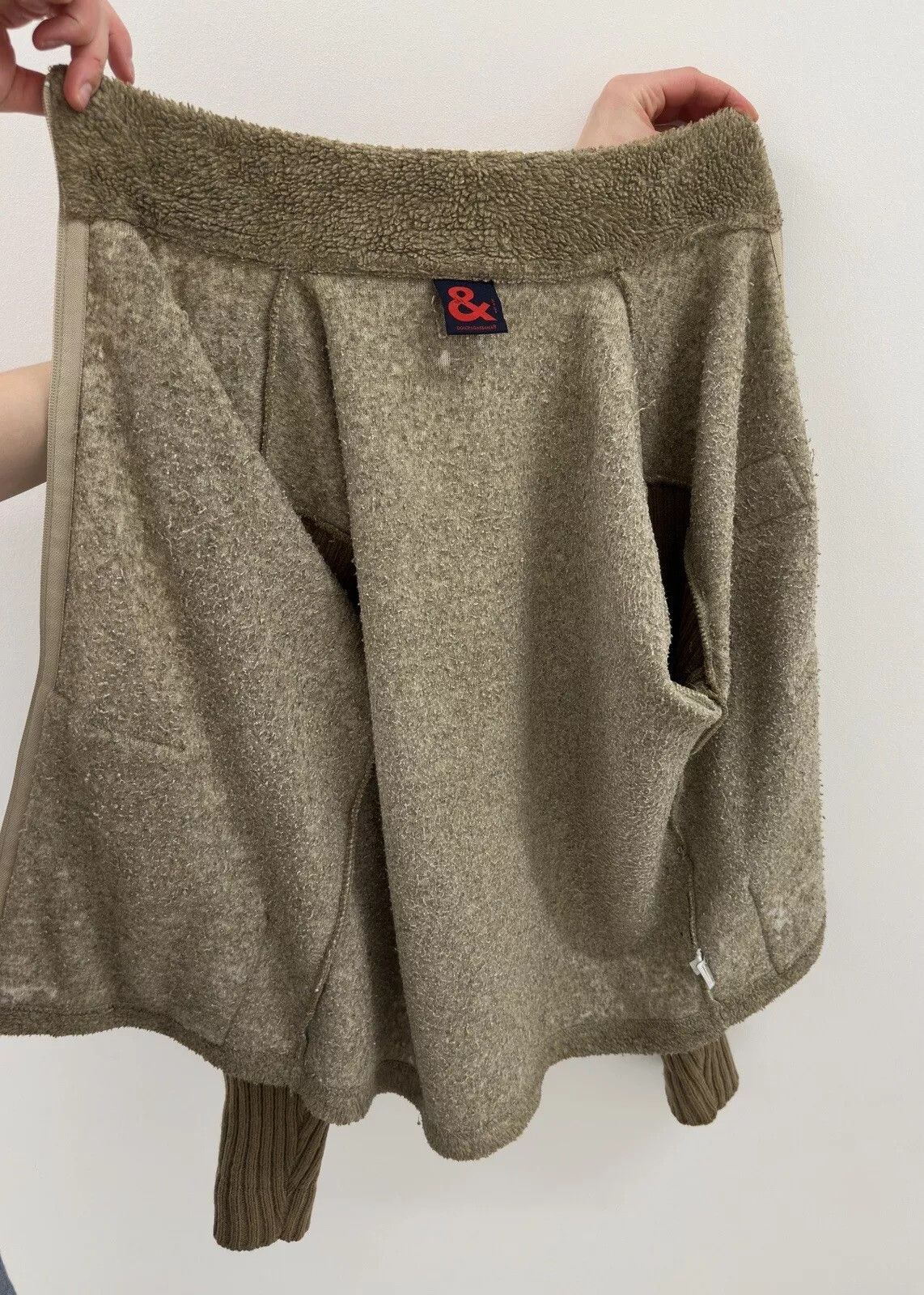 Dolce & Gabbana × Vintage VINTAGE 2000s DOLCE GABBANA DG WOMENS FLEECE SWEATER ZIP Size M / US 6-8 / IT 42-44 - 12 Thumbnail