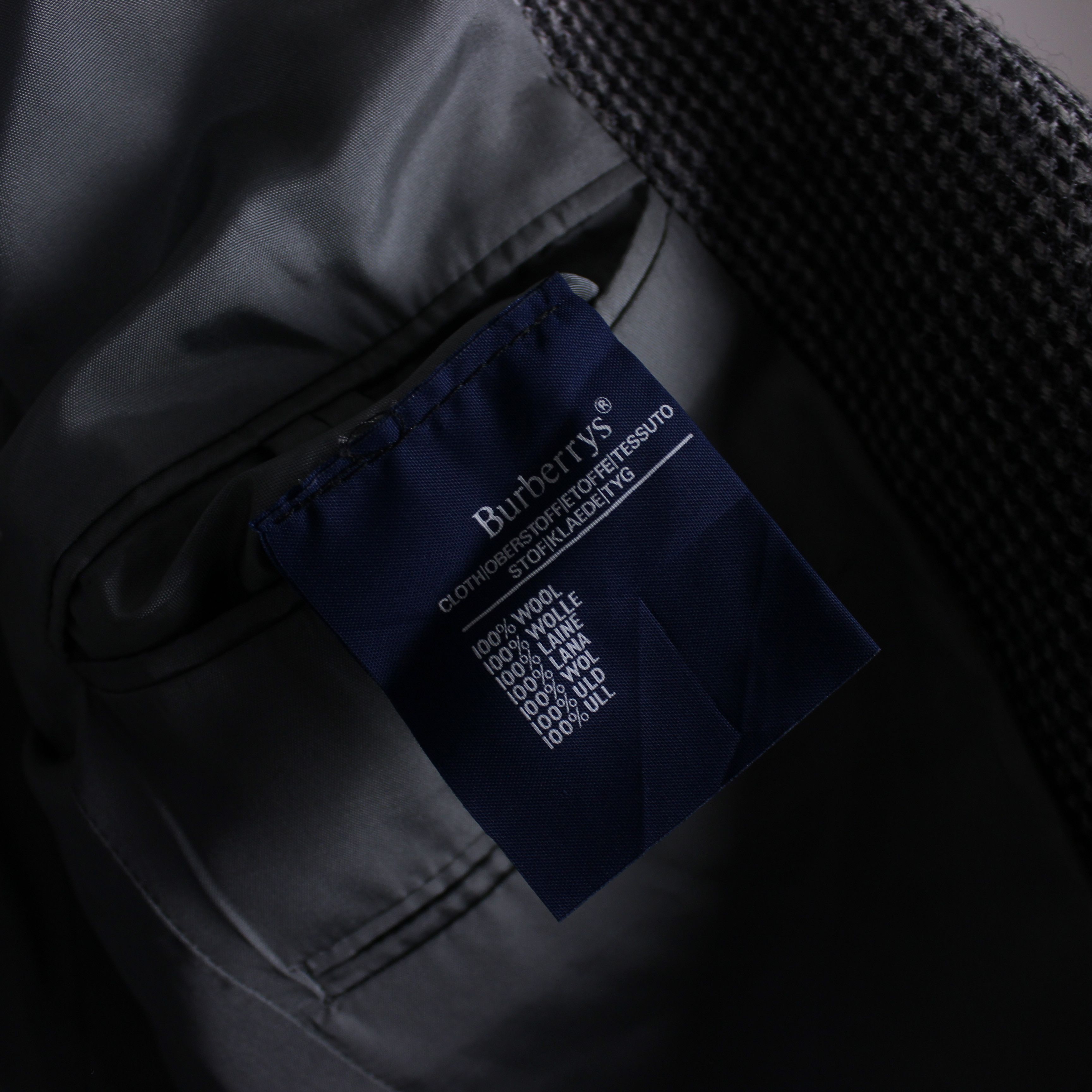 Burberry × Vintage Burberry blazer wool heavy M gray rarity Size 44R - 11 Thumbnail