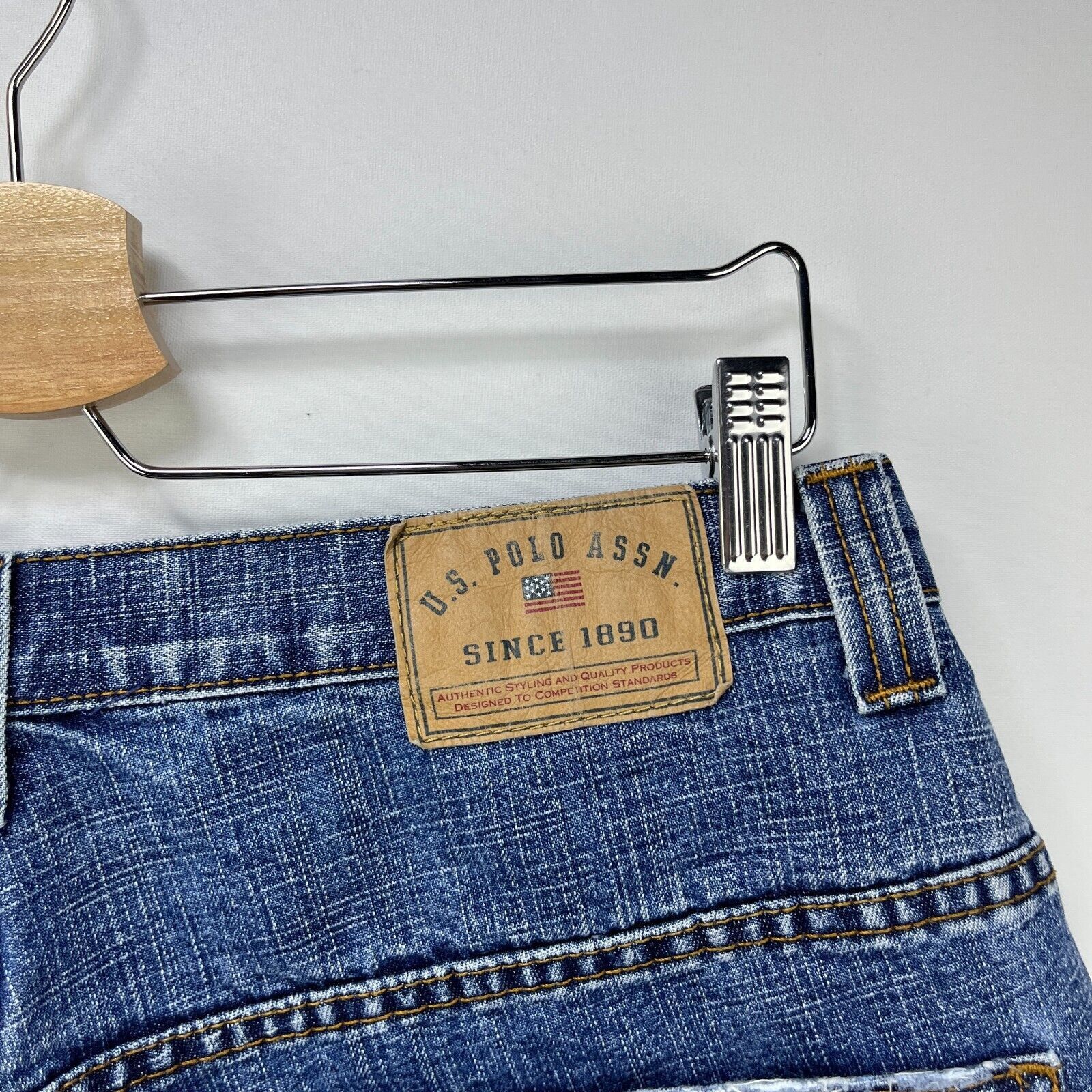 Vintage Vintage Y2K US Polo Assn Baggy Denim Shorts 34 USPA Jorts Size US 34 / EU 50 - 4 Thumbnail