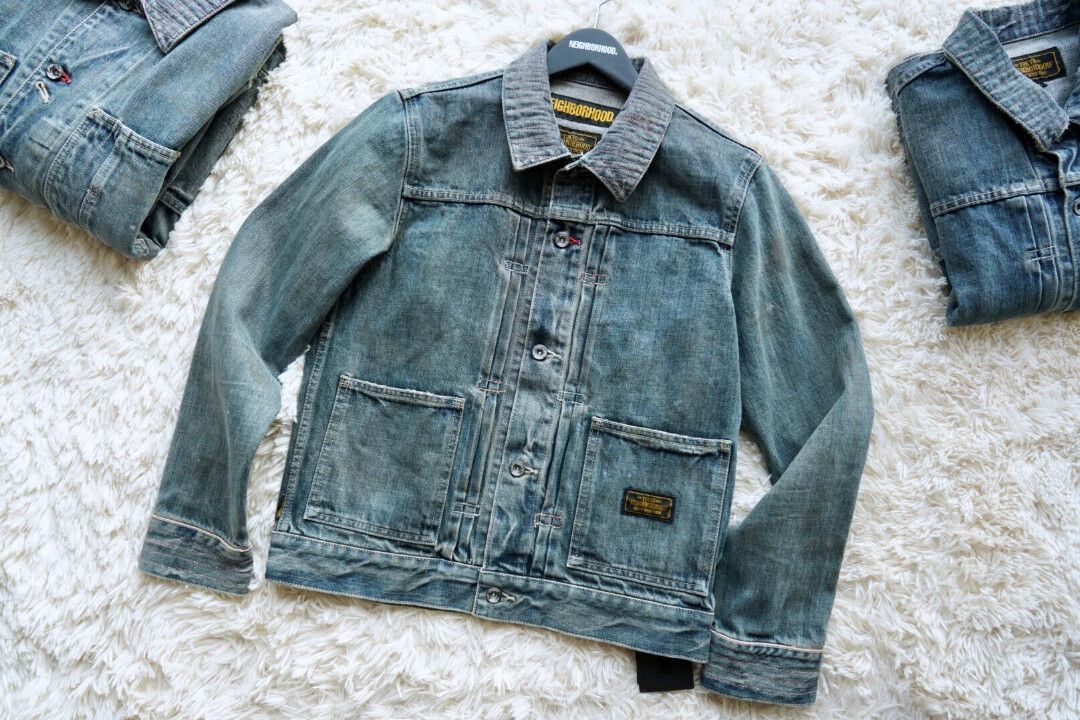 Neighborhood NEIGHBORHOOD Stockman 18SS Savage Denim Jkt S (Spl/D/Oil) Size US S / EU 44-46 / 1 - 5 Thumbnail
