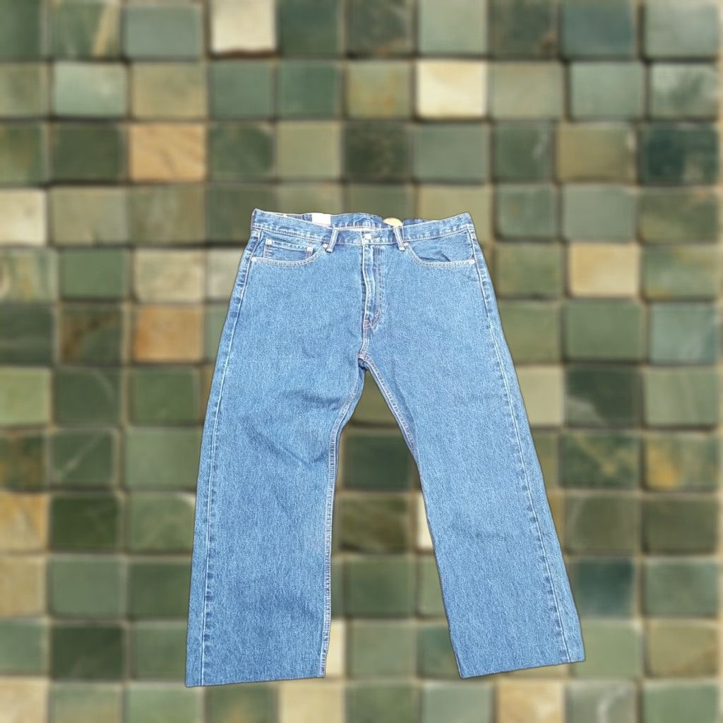 Levi's Levi's 505 Jeans Men's Size 38x25 Hemmed Straight Denim Blue Jeans Size US 38 / EU 54 - 1 Thumbnail