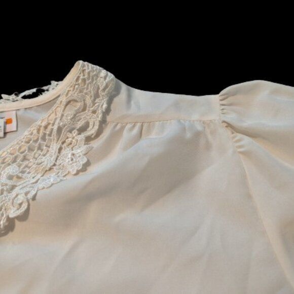 Vintage Vintage Cottagecore Lace Collar Long Sleeve Blouse Size L / US 10 / IT 46 - 4 Thumbnail