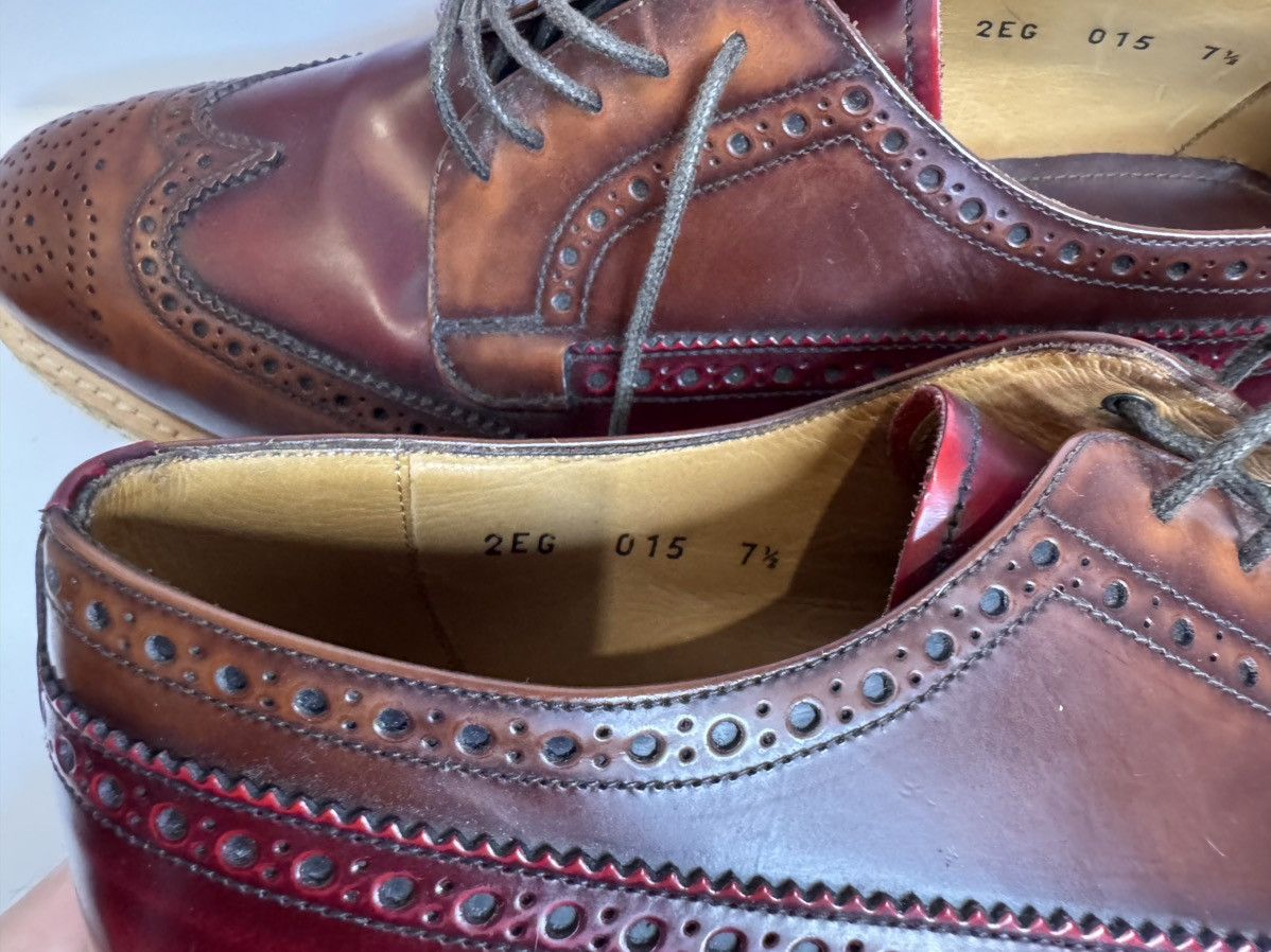 Prada PRADA Espadrille Wingtip Brogues - Like New (Mod. 2EG015) Size US 8.5 / EU 41-42 - 10 Thumbnail