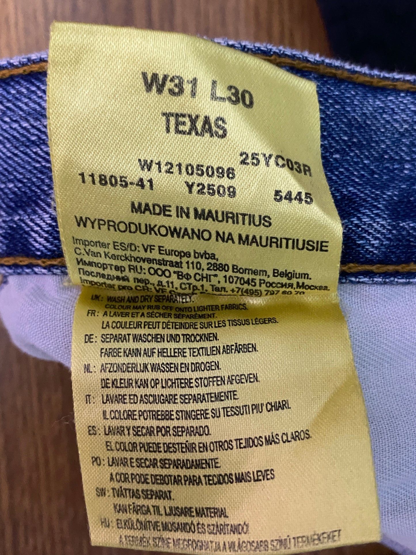 Vintage × Wrangler Wrangler Vintage Men's Straight Jeans - 31 Size US 31 - 5 Thumbnail