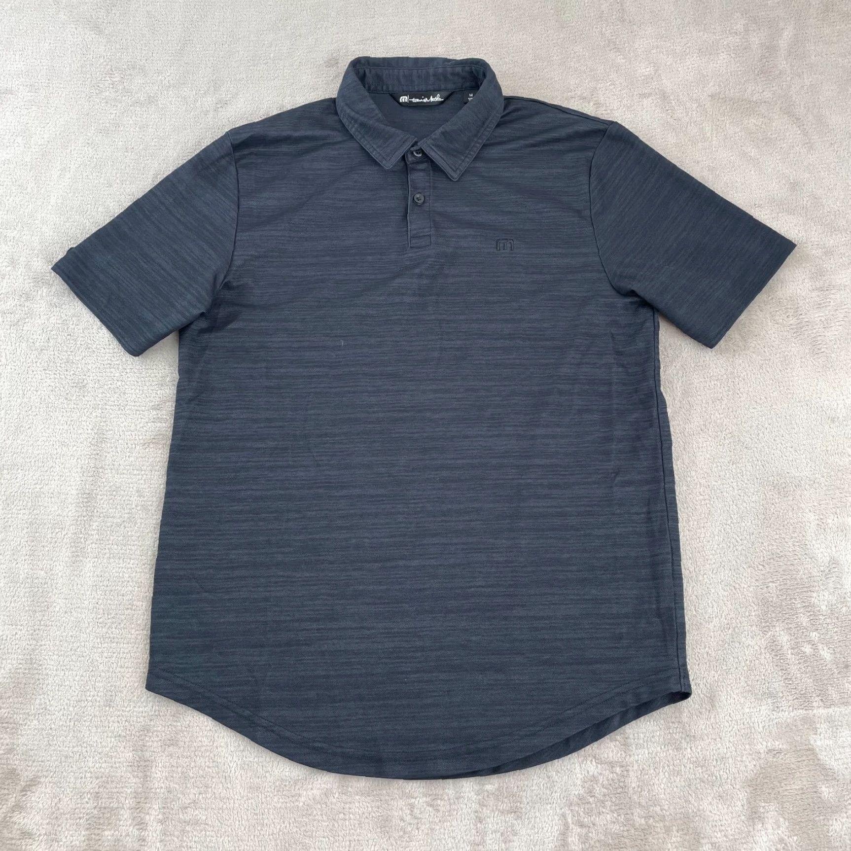 TravisMathew Travis Mathew What A Legend Polo Shirt Men M Heather Navy Polo Shirt Men M Heather Navy Size US M / EU 48-50 / 2 - 3 Thumbnail