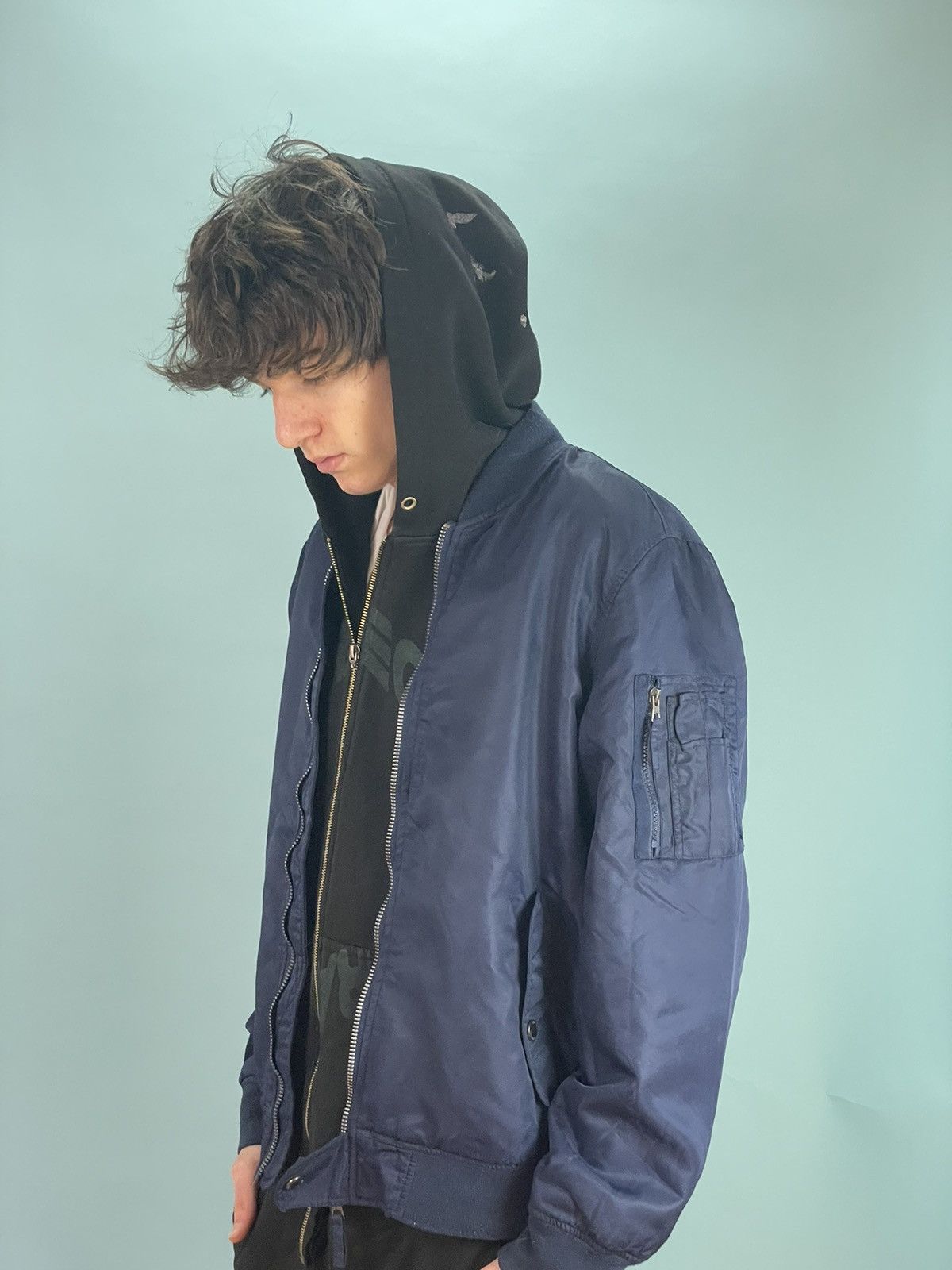 Vintage Vintage Flight jacket militairy Bomber Jacket MA1 Size US M / EU 48-50 / 2 - 6 Thumbnail
