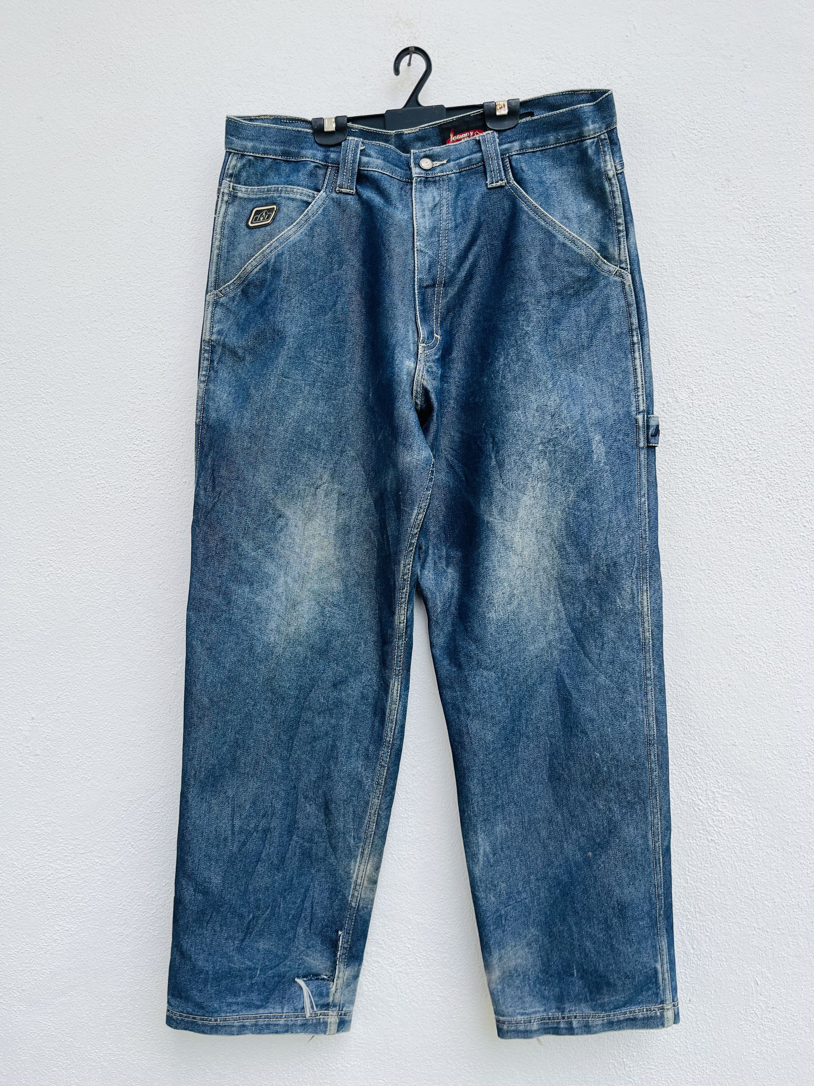 Japanese Brand Vintage Johnny Blaze Hip Hop Streetwear Fashion Style Size US 36 / EU 52 - 2 Thumbnail