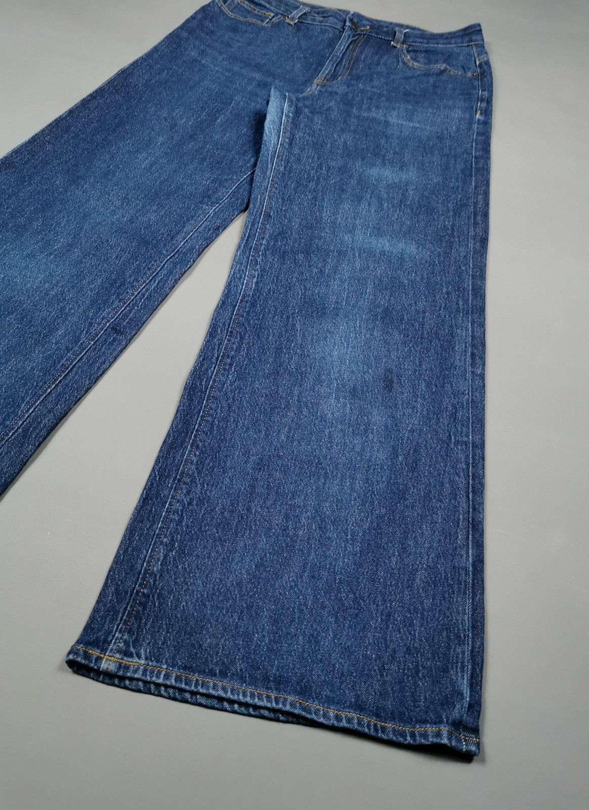 GU × Undercover Wide Flare GU Japan Denim Jeans Size US 32 / EU 48 - 2 Thumbnail