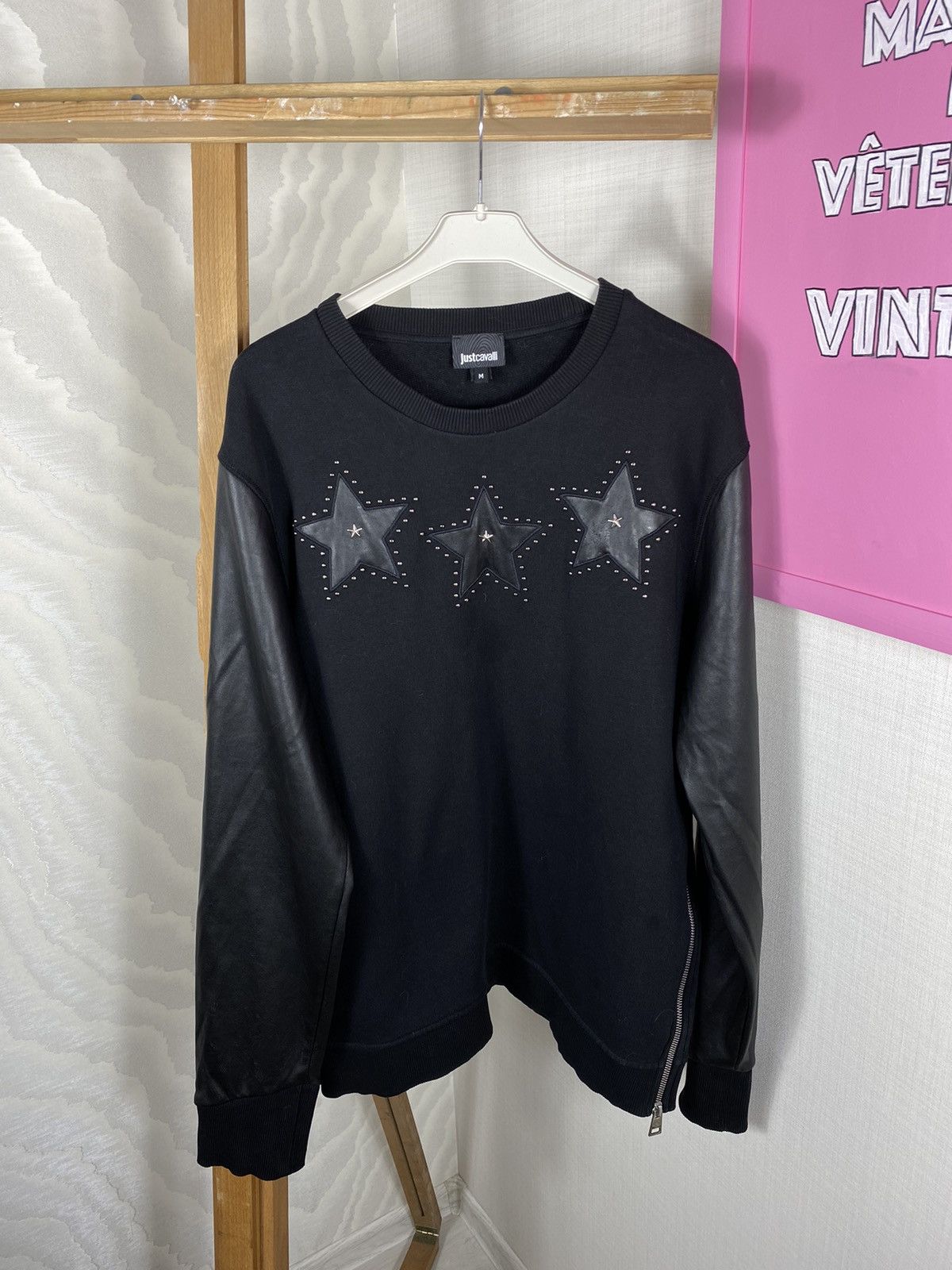 Just Cavalli Just Cavalli Sweatshirt Leather Logo Size US M / EU 48-50 / 2 - 3 Thumbnail