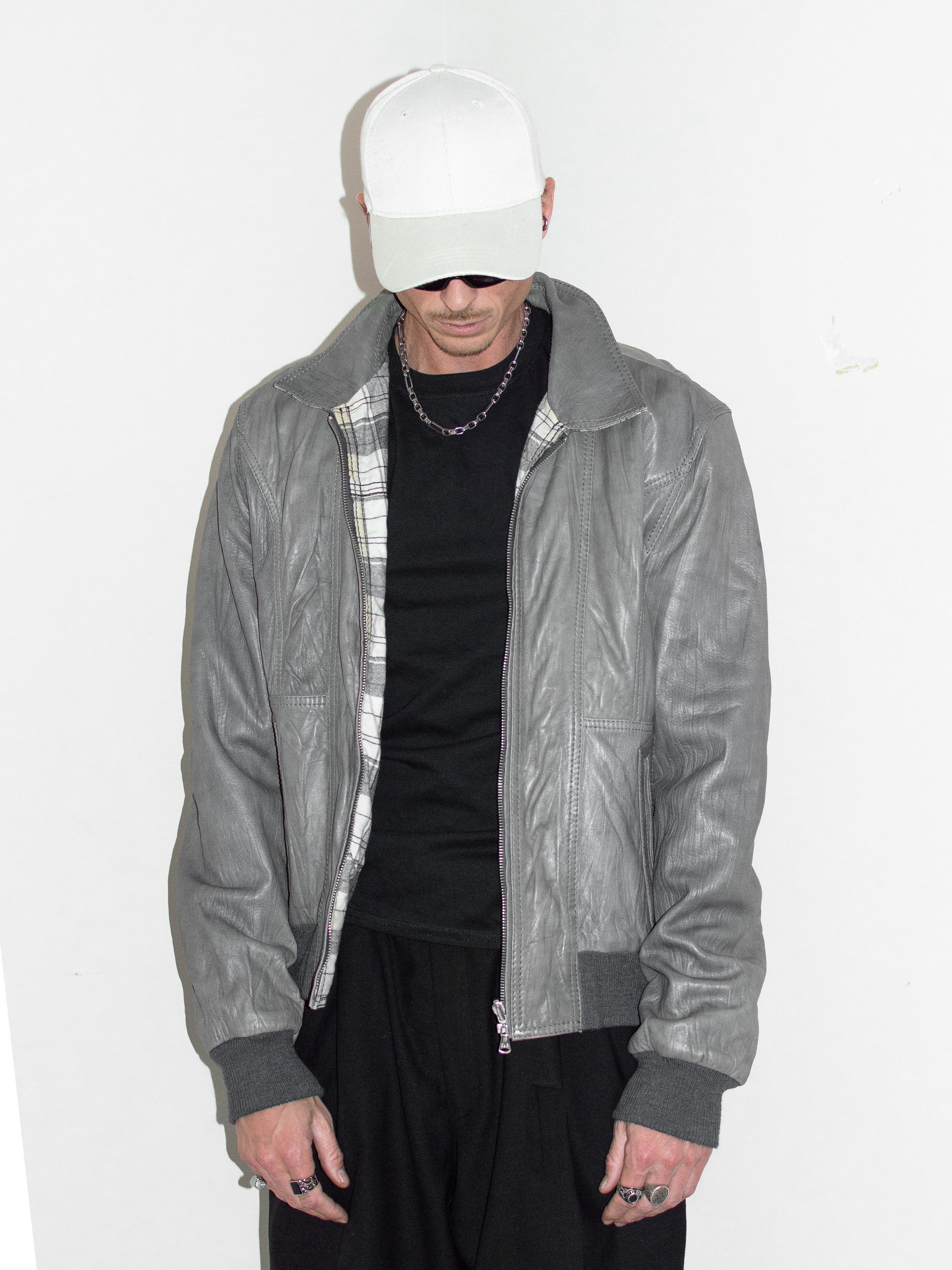 Dolce & Gabbana × Vintage Y2K D&G Boxcut Reversible Wool Leather bomber Jacket Size US L / EU 52-54 / 3 - 2 Thumbnail