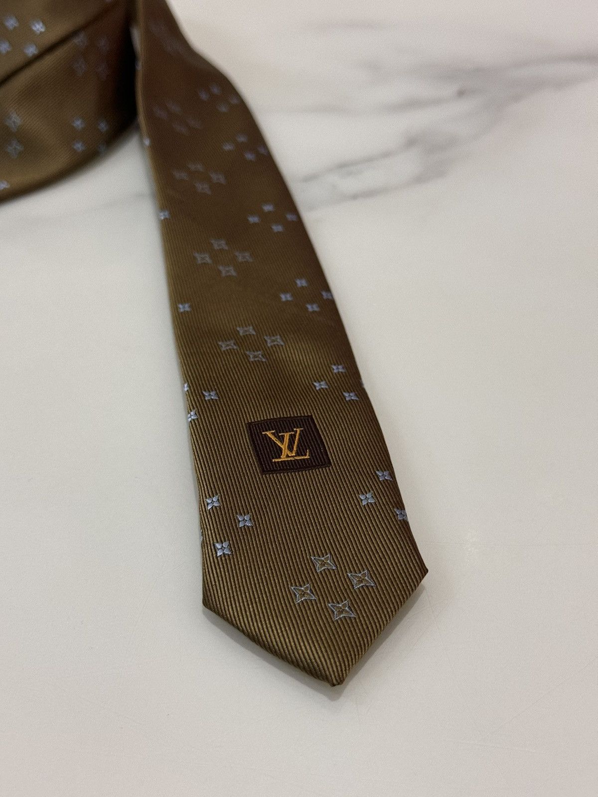 Louis Vuitton Louis Vuitton Neck Tie Spell Out Size ONE SIZE - 2 Thumbnail