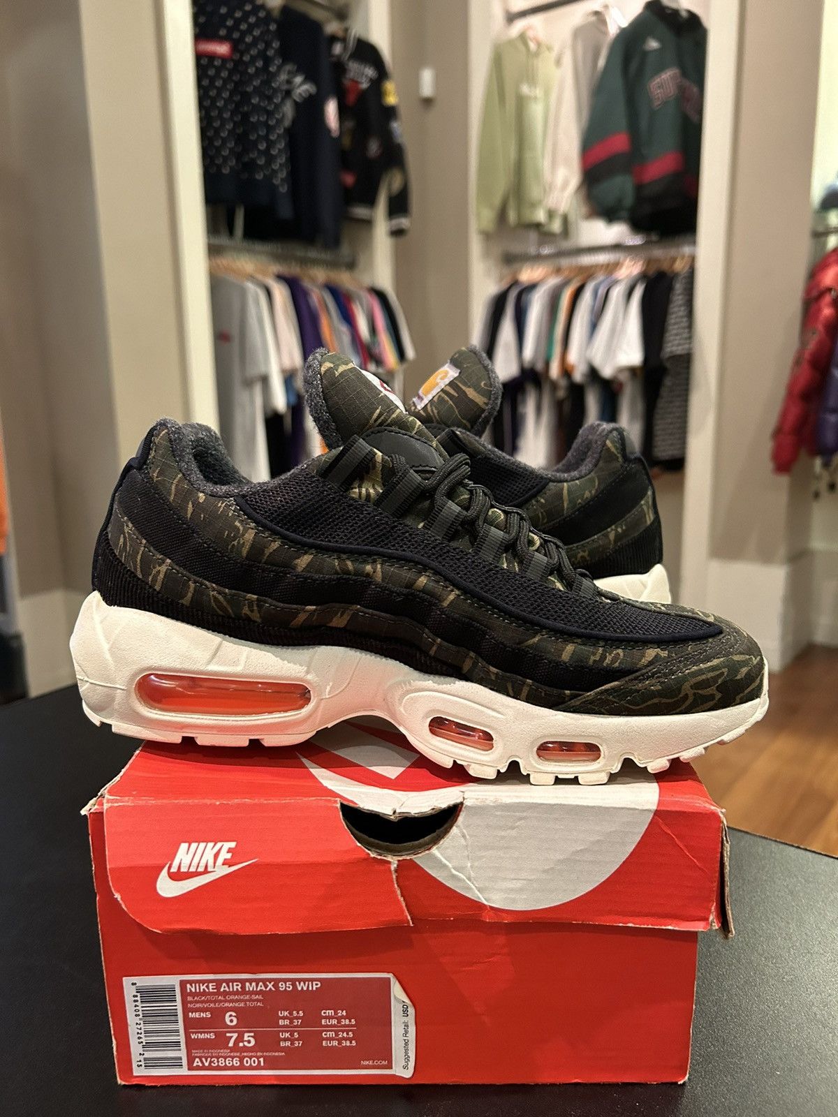 Nike Air Max 95 Carhartt WIP Camo