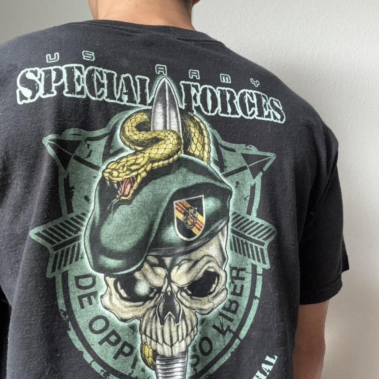 Vintage Vintage United States Special Forces 2000s Graphic Tee Shirt Size US L / EU 52-54 / 3 - 7 Thumbnail
