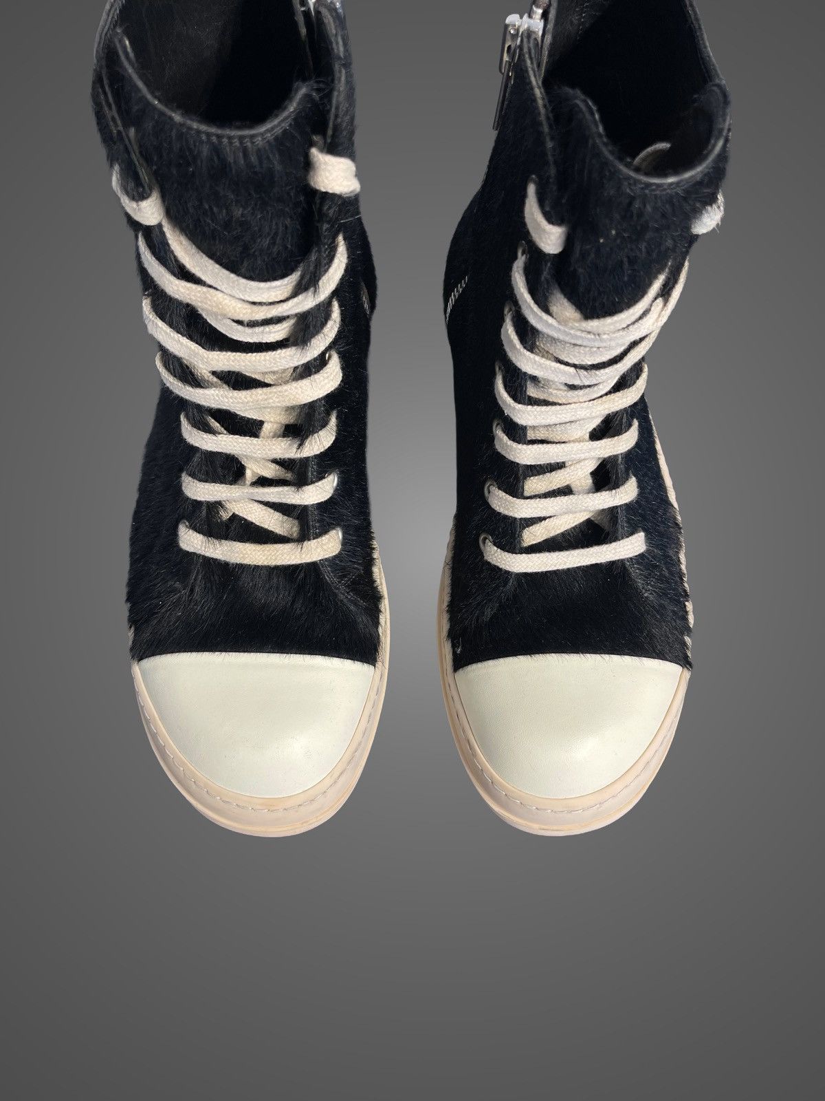 Rick Owens Rick Owens Hi-Top Ponyhair Ramones from AW2015 “Sphinx” Size US 7.5 / EU 40-41 - 5 Thumbnail